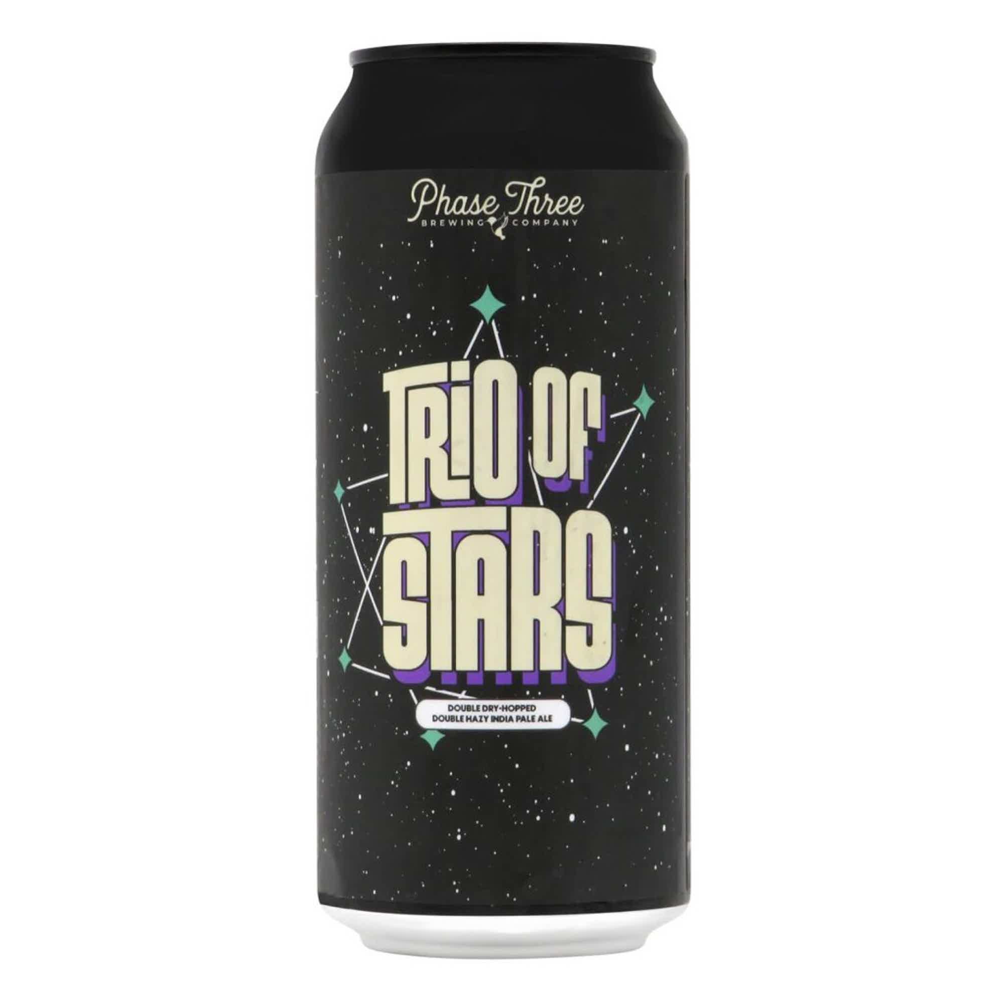 Phase Three Trio Of Stars Double NEIPA 0,473l 7.7% 0.473L, Beer
