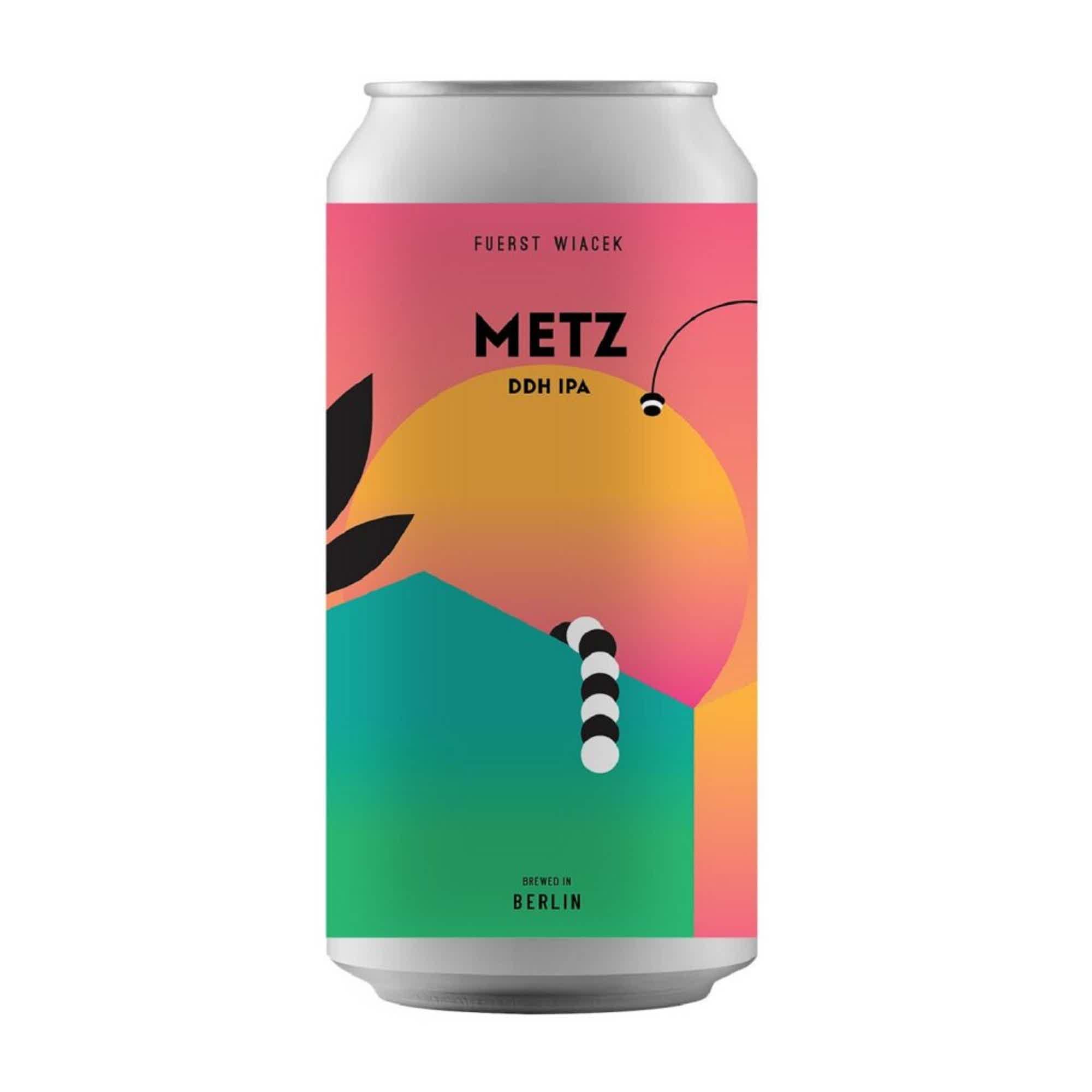 Fuerst Wiacek x Stigbergets Metz DDH IPA (NEW BATCH 256 0,44l 6.8% 0.44L, Beer