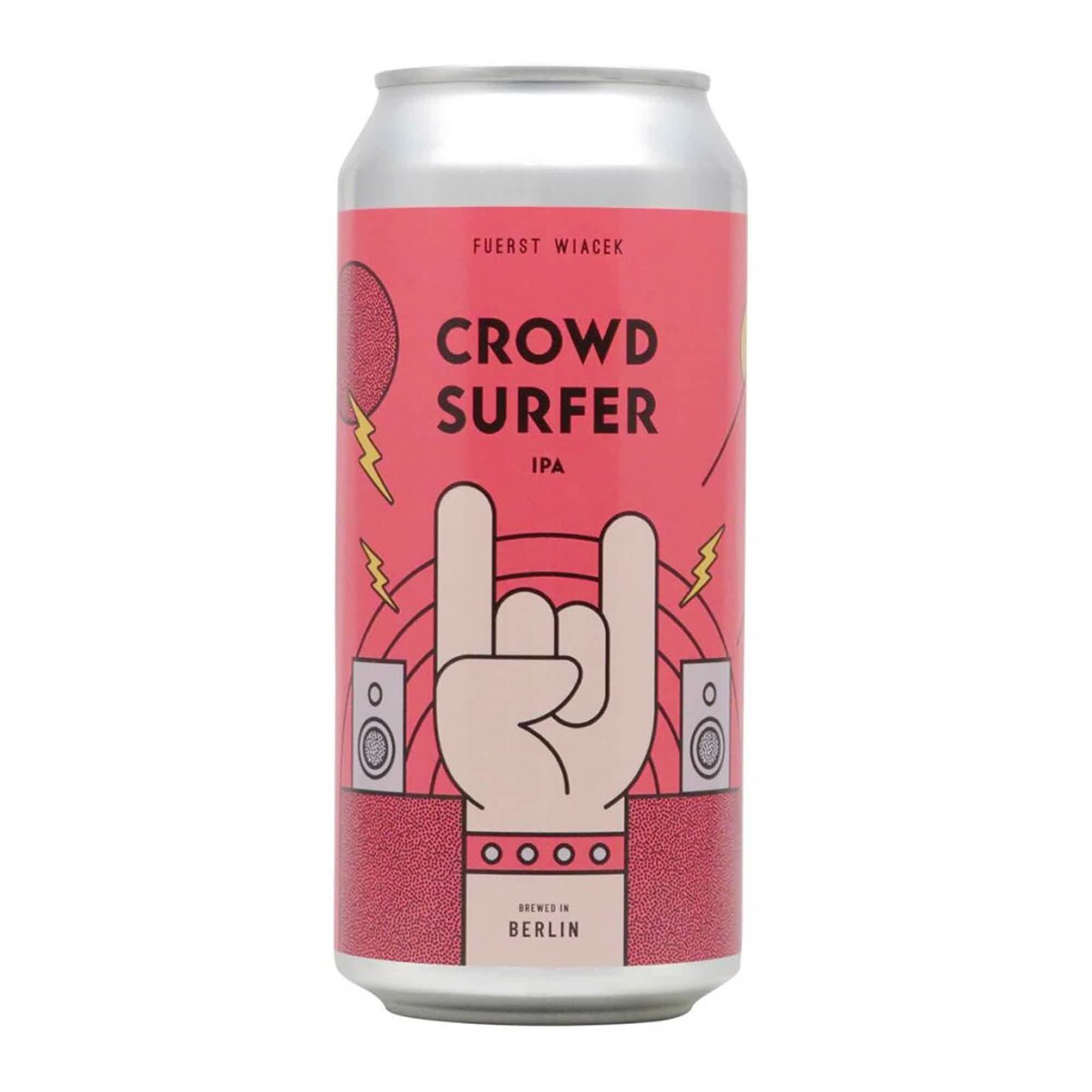 Fuerst Wiacek Crowdsurfer IPA 0,44l 6.2% 0.44L, Beer