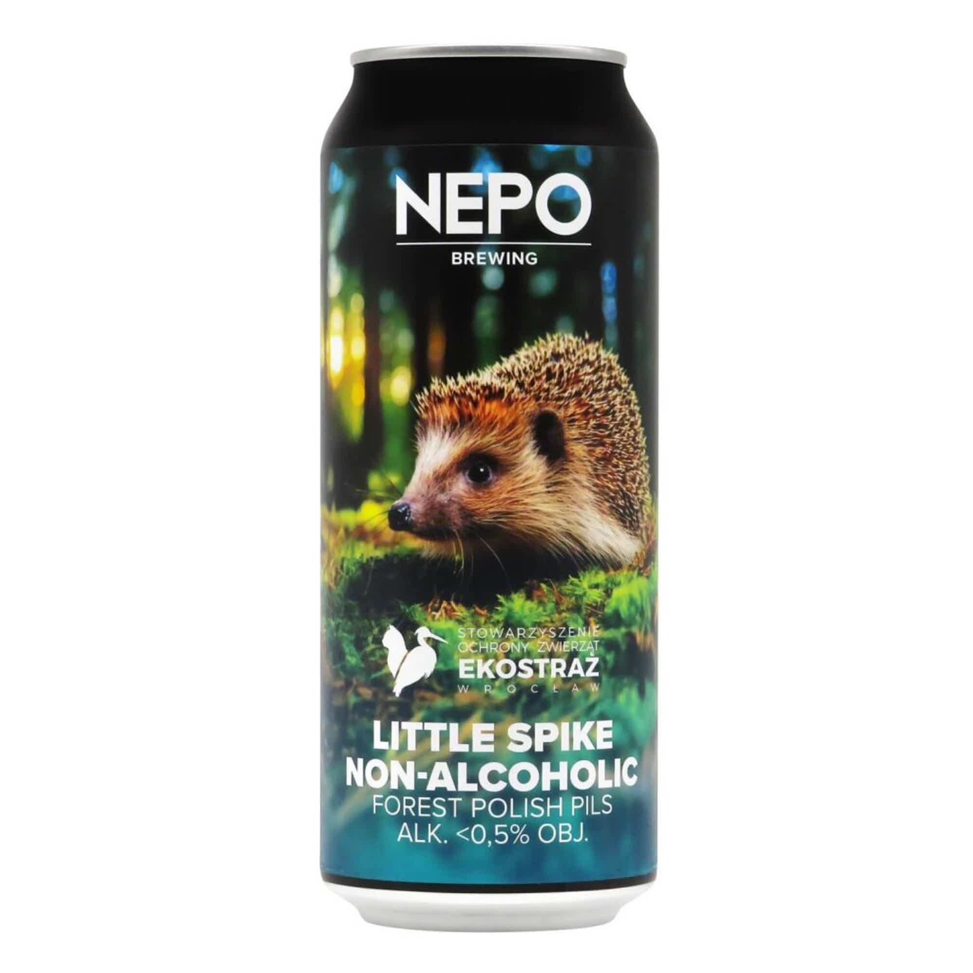 Nepomucen Little Spike Non-Alcoholic Forest Polish Pils 0,5l 0.5% 0.5L, Beer