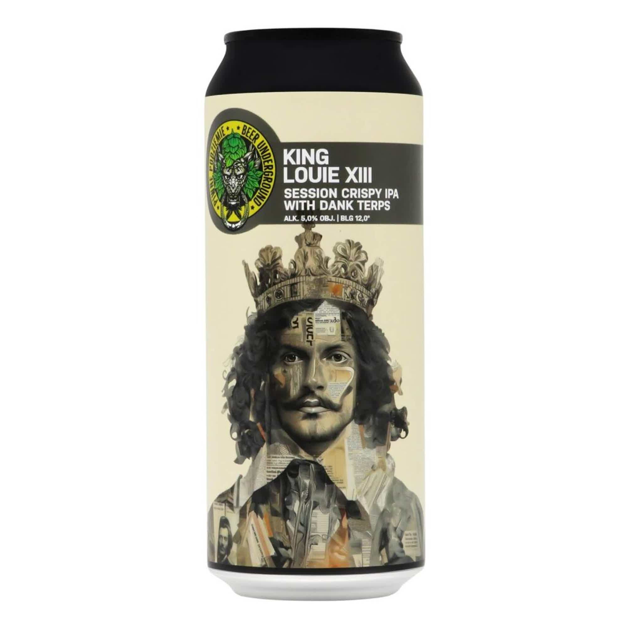 Beer Underground King Louie XIII Session Crispy IPA 0,5l 5.0% 0.5L, Beer