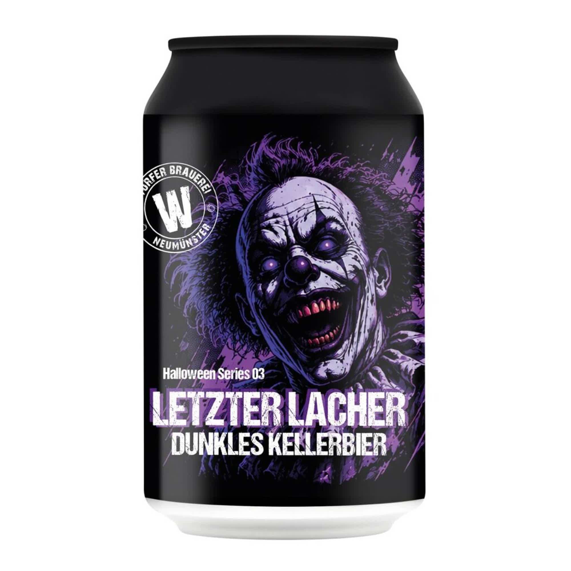 Wittorfer Letzter Lacher Dunkles Kellerbier (Halloween Series 03) 0,33l 5.2% 0.33L, Beer