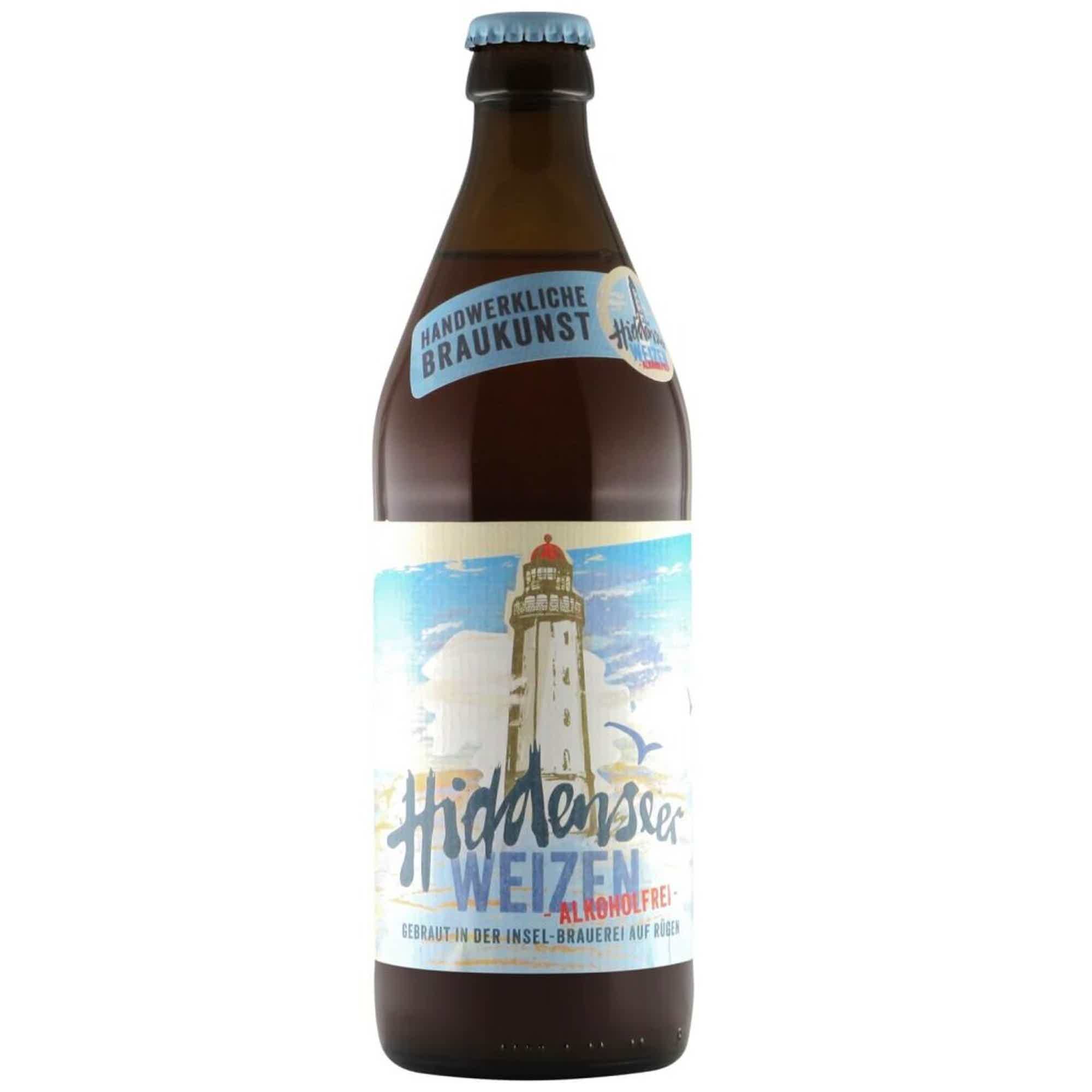 Hiddenseer Weizen Alkoholfrei 0,5l 0.5% 0.5L, Beer