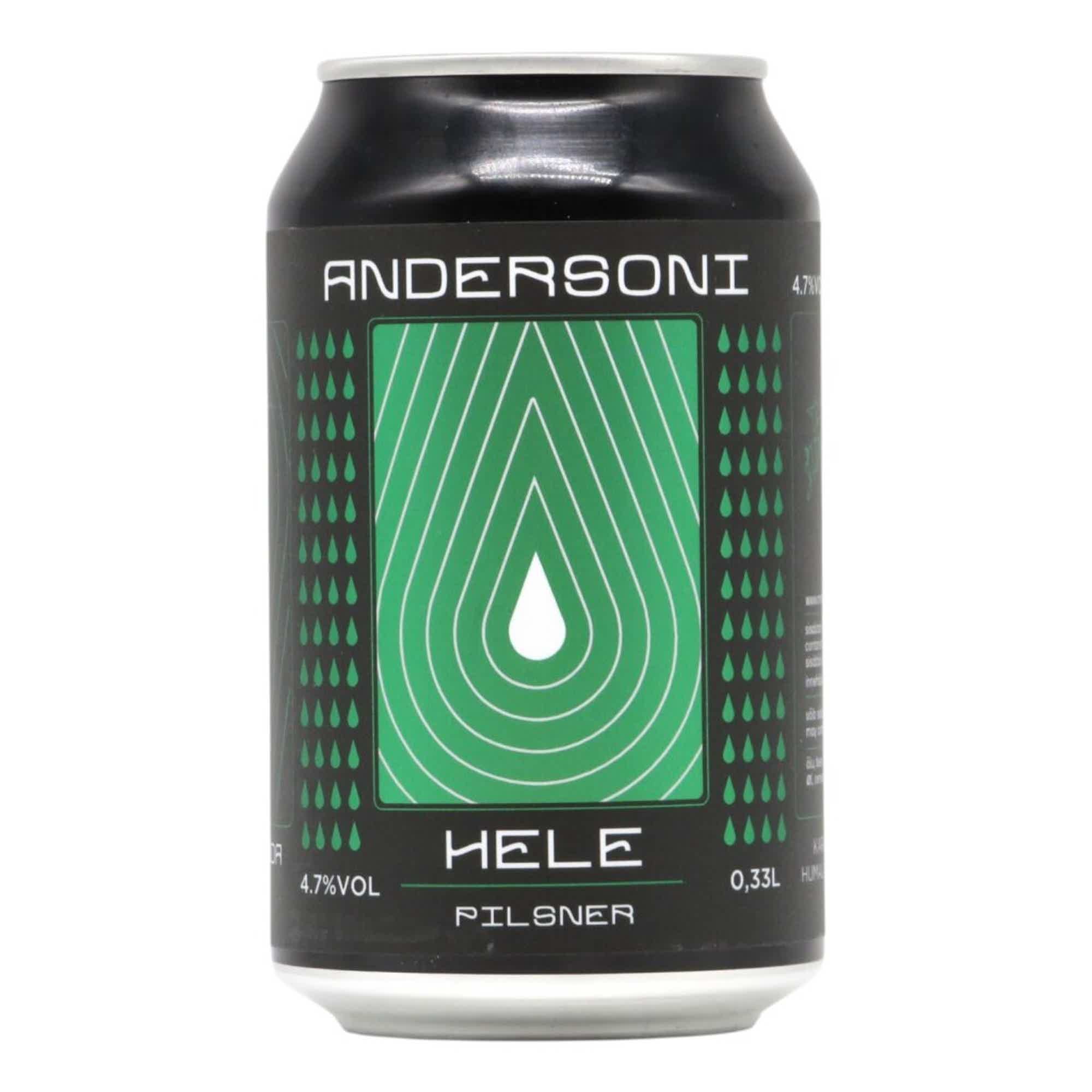 Anderson's Hele Pilsner 0,33l 4.7% 0.33L, Beer