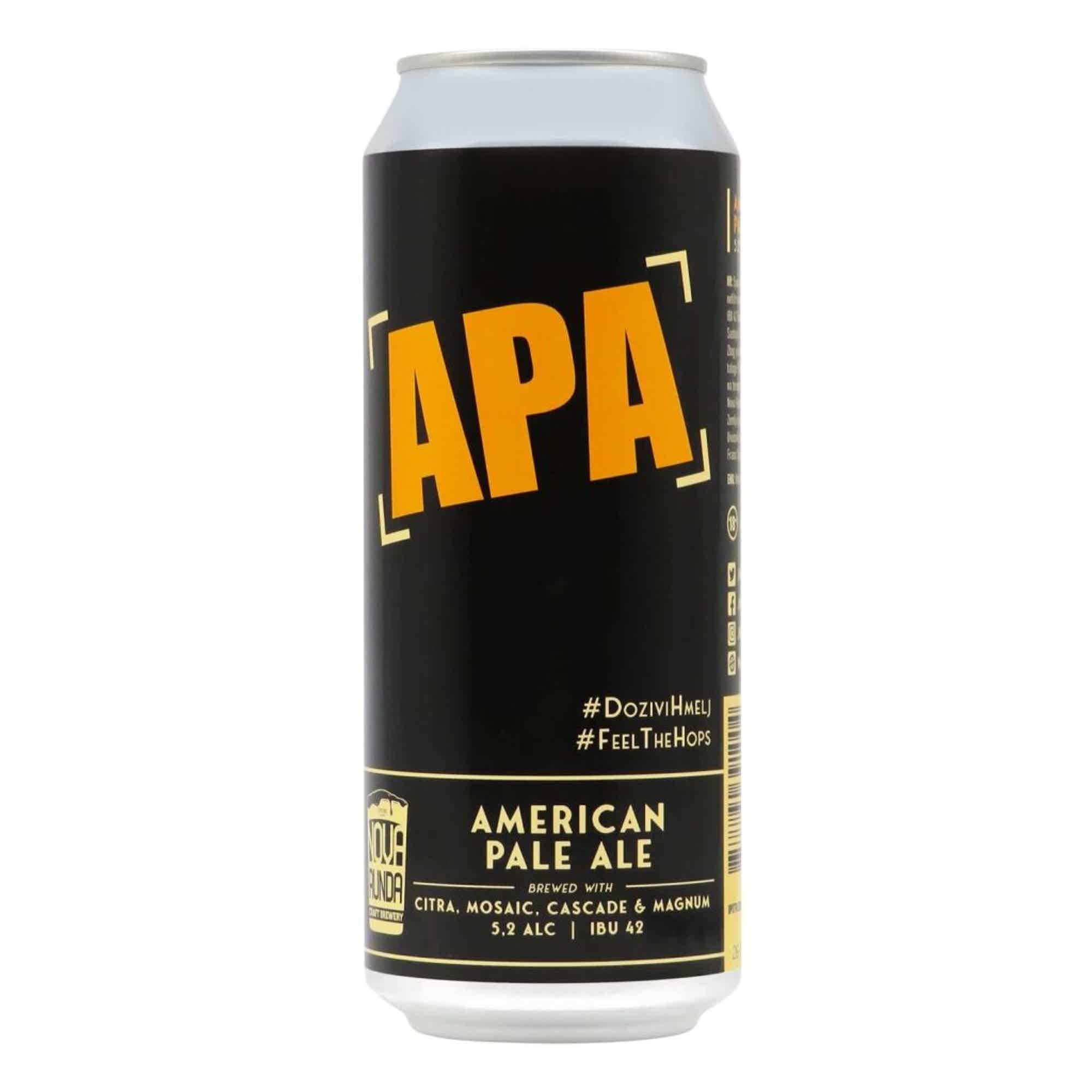 Nova Runda APA American Pale Ale 0,5l 5.2% 0.5L, Beer