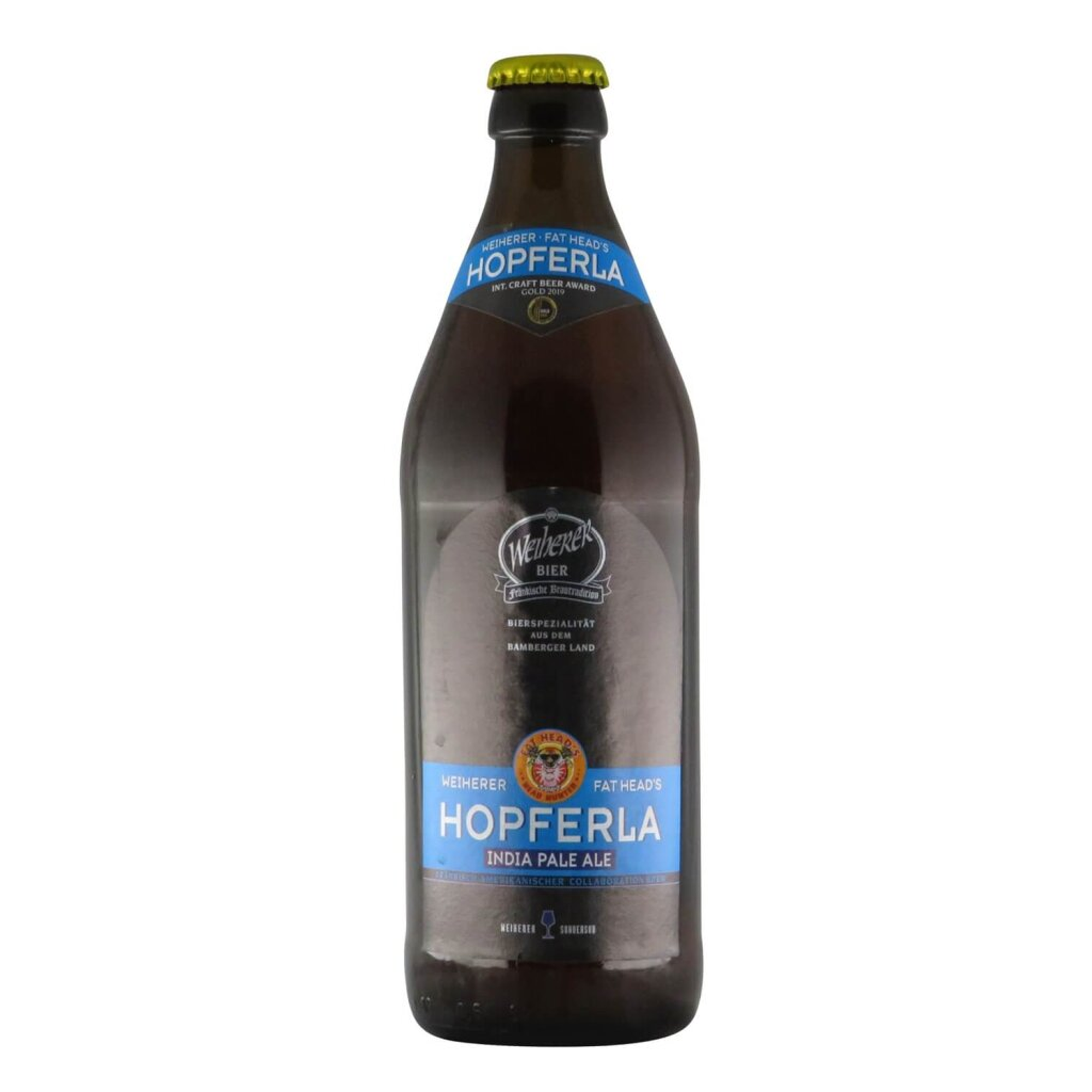 Weiherer/Fat Head's Hopferla IPA 0,5l 7.5% 0.5L, Beer