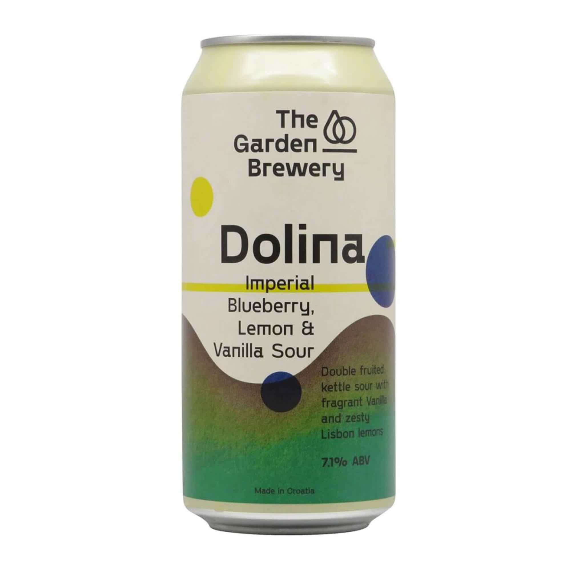 The Garden Brewery Dolina Imperial Blueberry, Lemon & Vanilla Sour 0,44l 7.1% 0.44L, Beer