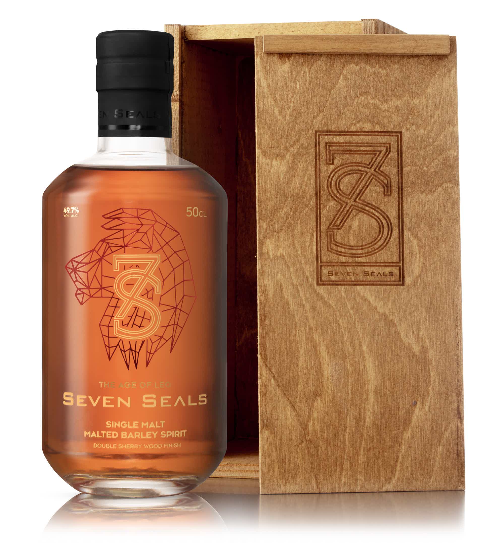 Seven Seals The Age of Leo Doubole Sherry Wood Finish 49.7% 0.5L, Spirits