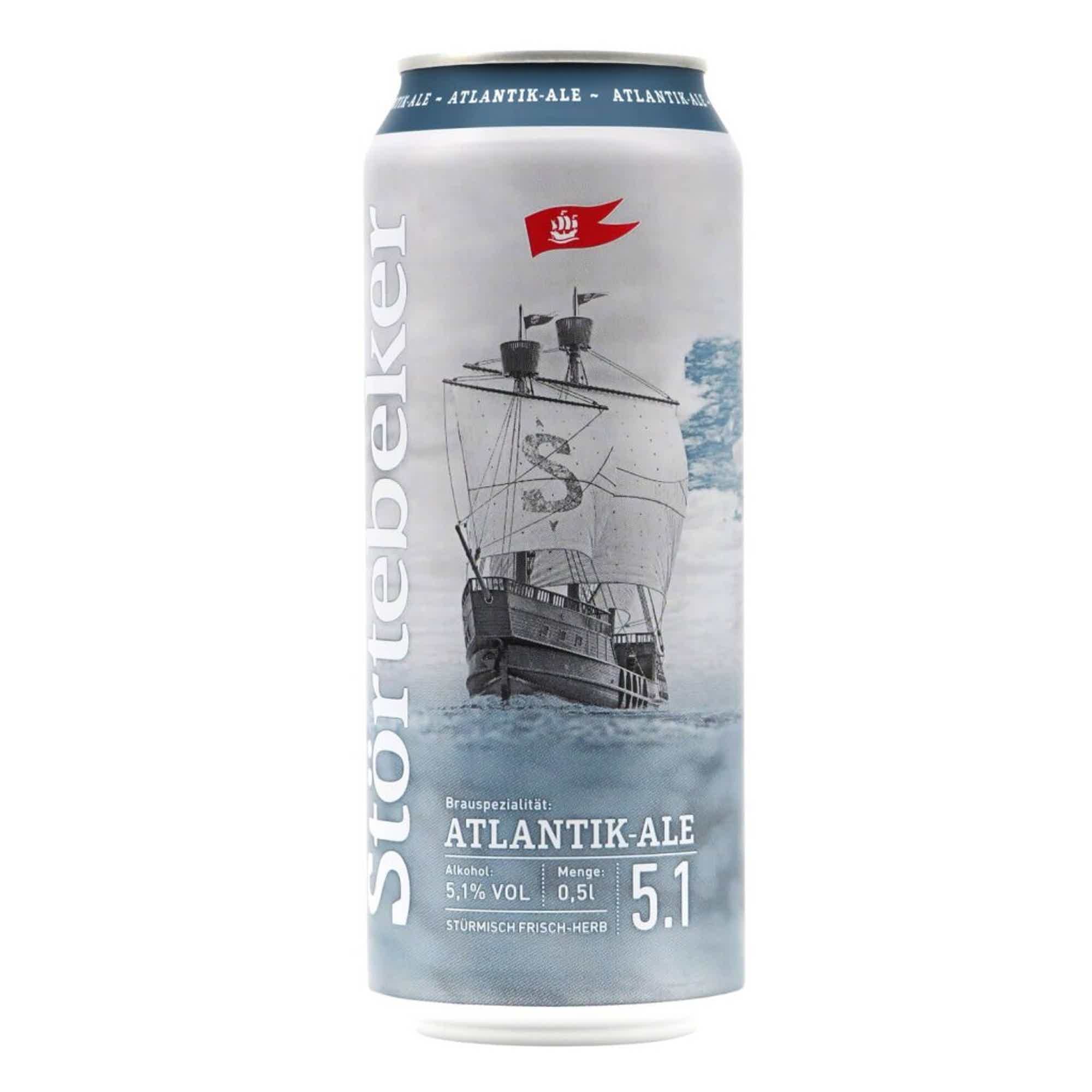 Störtebeker Atlantik Ale 0,5l Dose 5.1% 0.5L, Beer