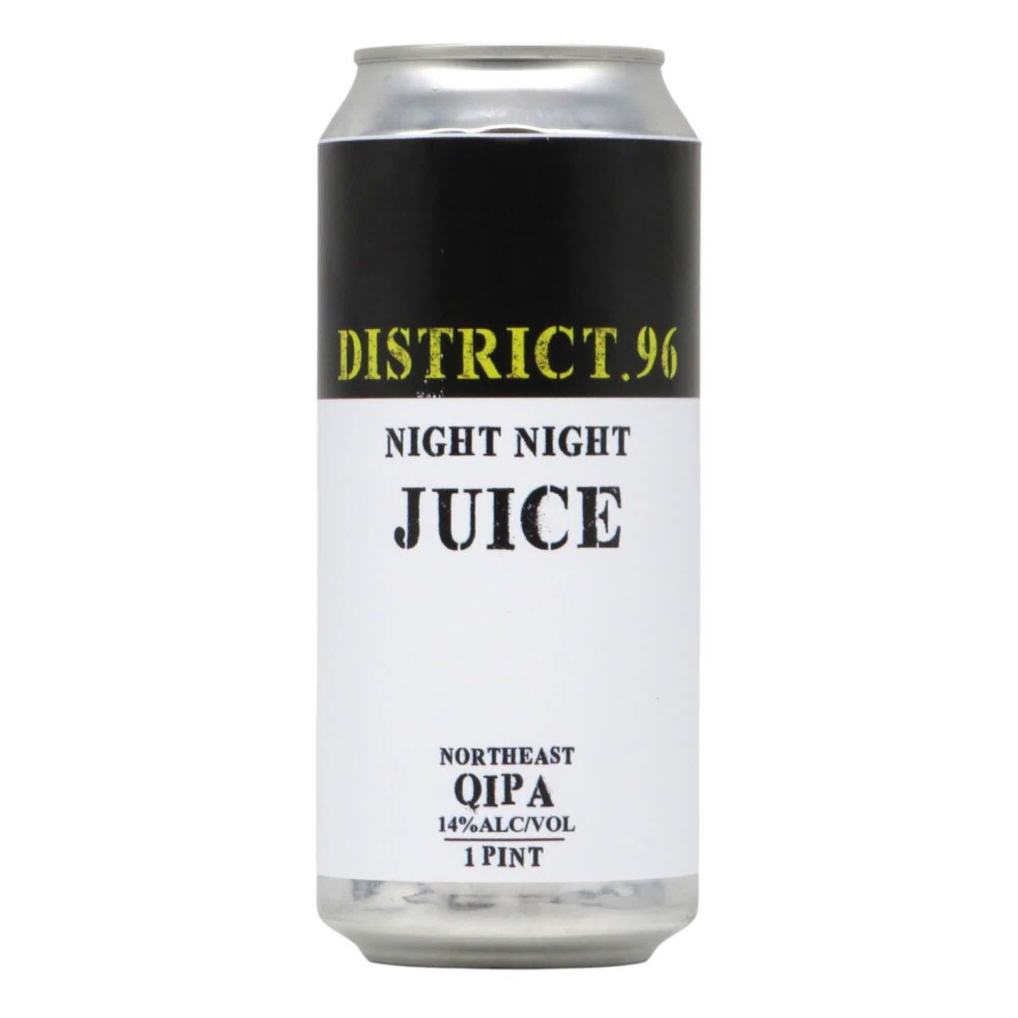 District 96 Night Night Juice Quadruple IPA 0,473l 14.0% 0.473L, Beer