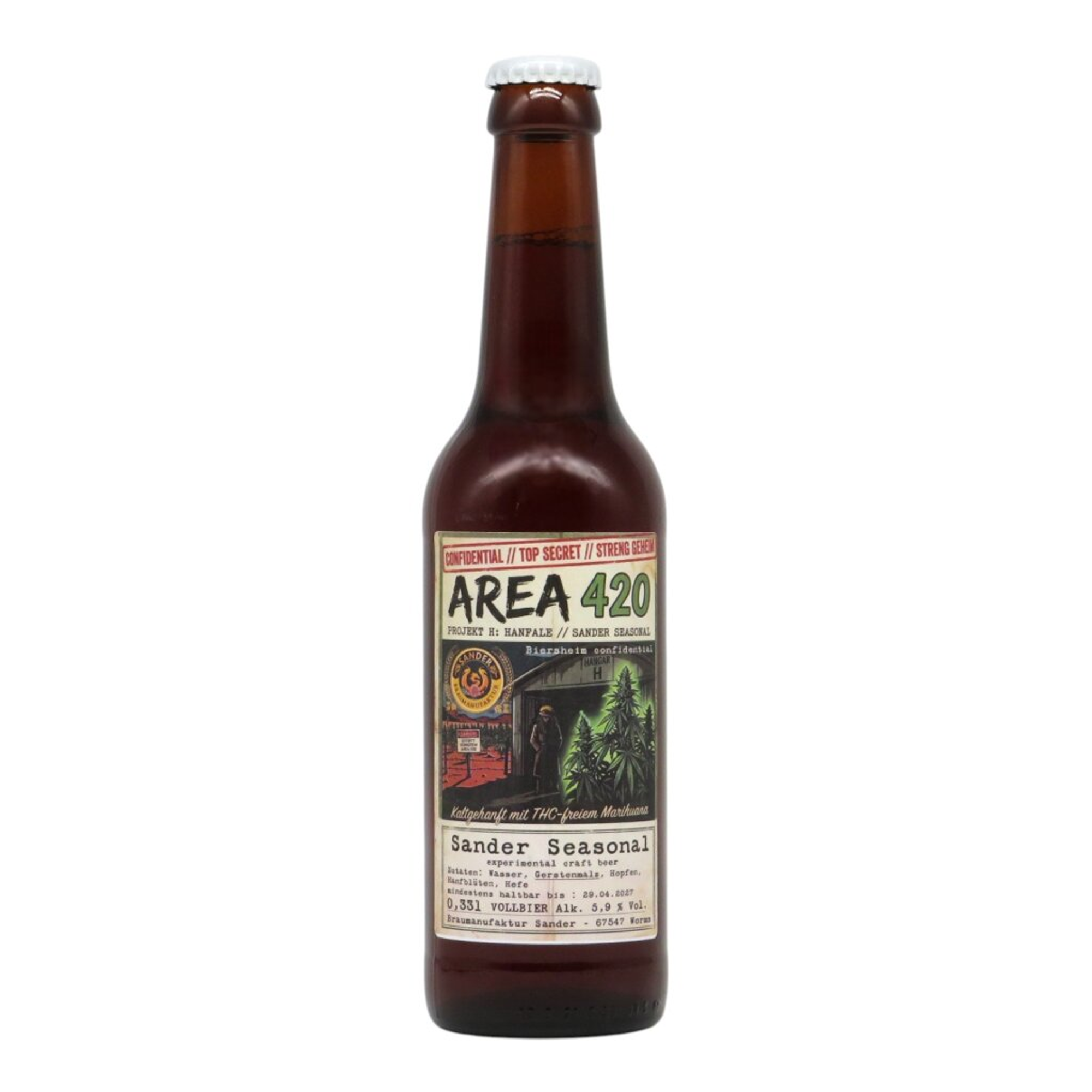 Sander Area 420 Hanf Ale 0,33l 5.9% 0.33L, Beer