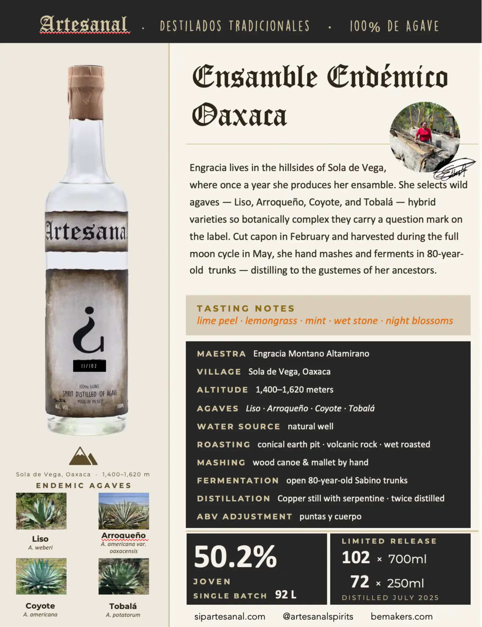 Ancestral Ensamble 49.8% 0.25L, Spirits