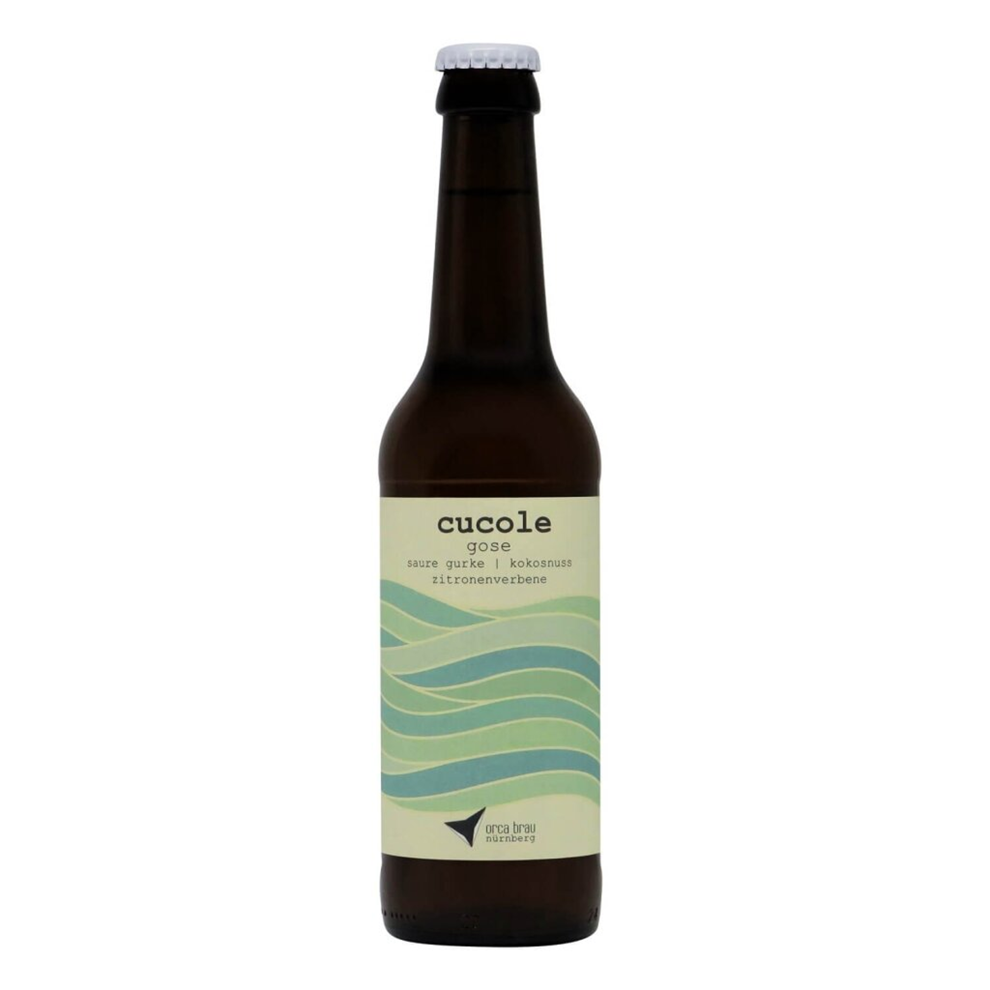 Orca Brau Cucole Gose mit Saure Gurken, Kokosnuss & Zitronenverbene 0,33l 4.5% 0.33L, Beer