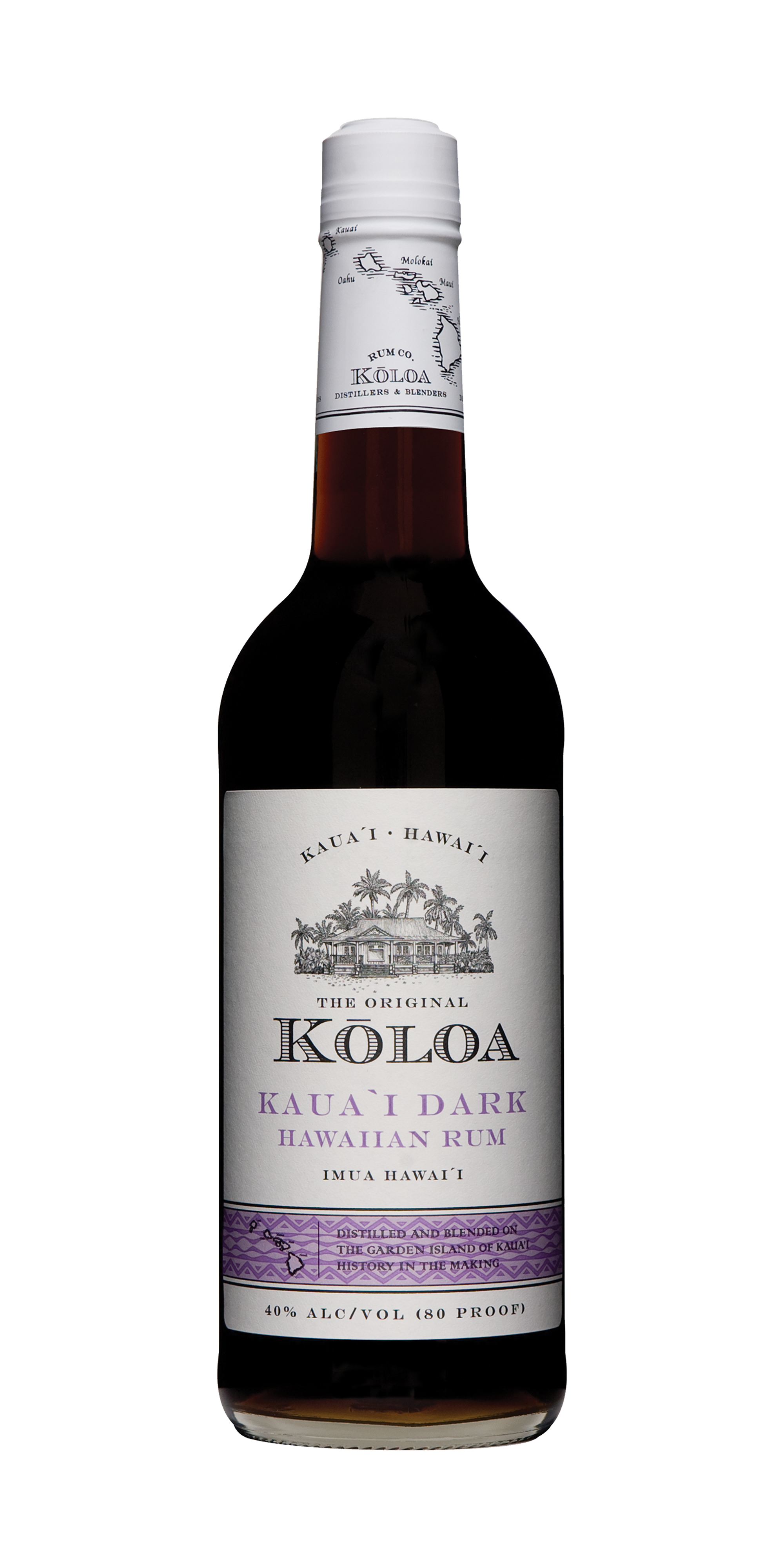 Koloa - Kaua'i Dark 40.0% 0.7L, Spirits