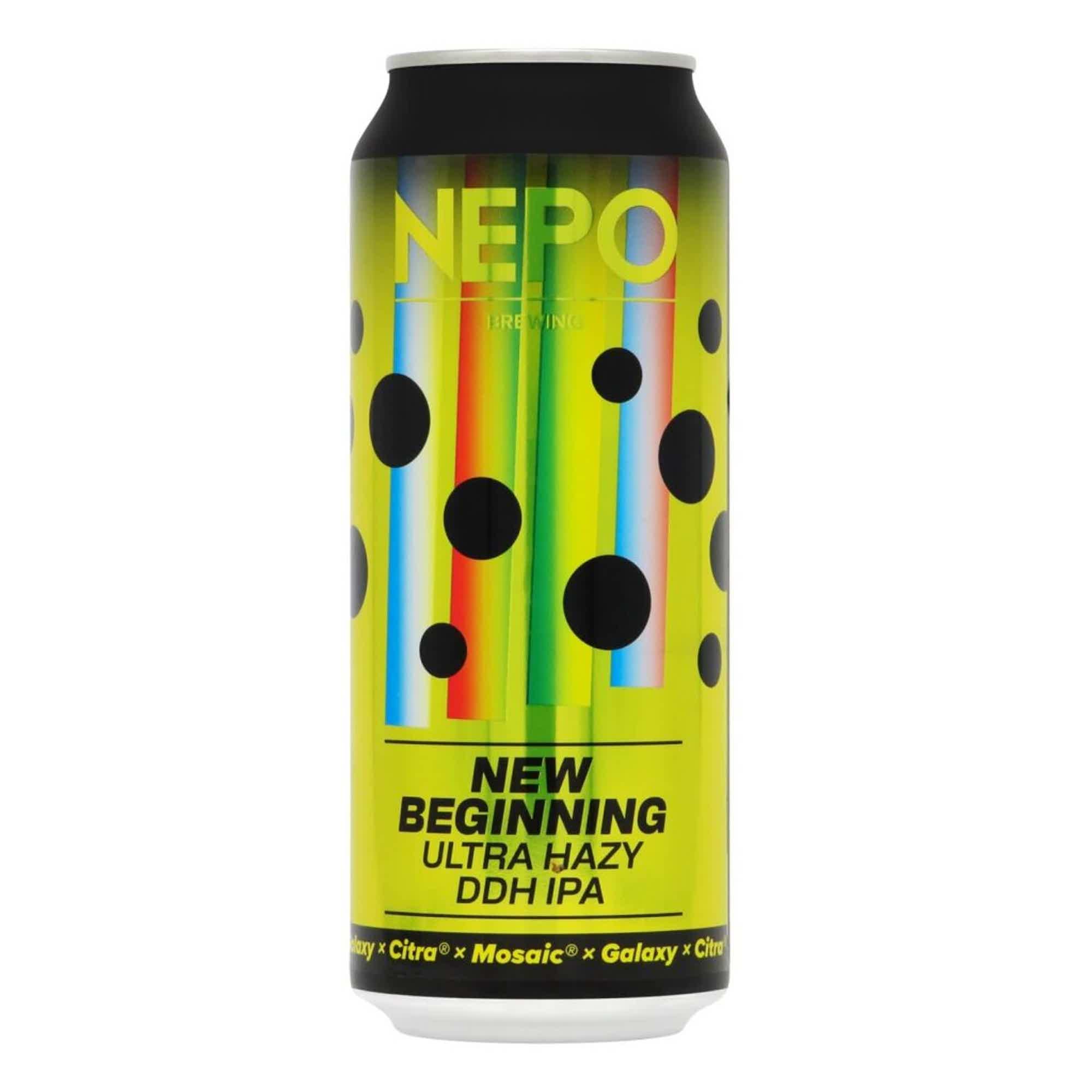 Nepomucen New Beginning Ultra Hazy DDH IPA 0,5l 6.6% 0.5L, Beer
