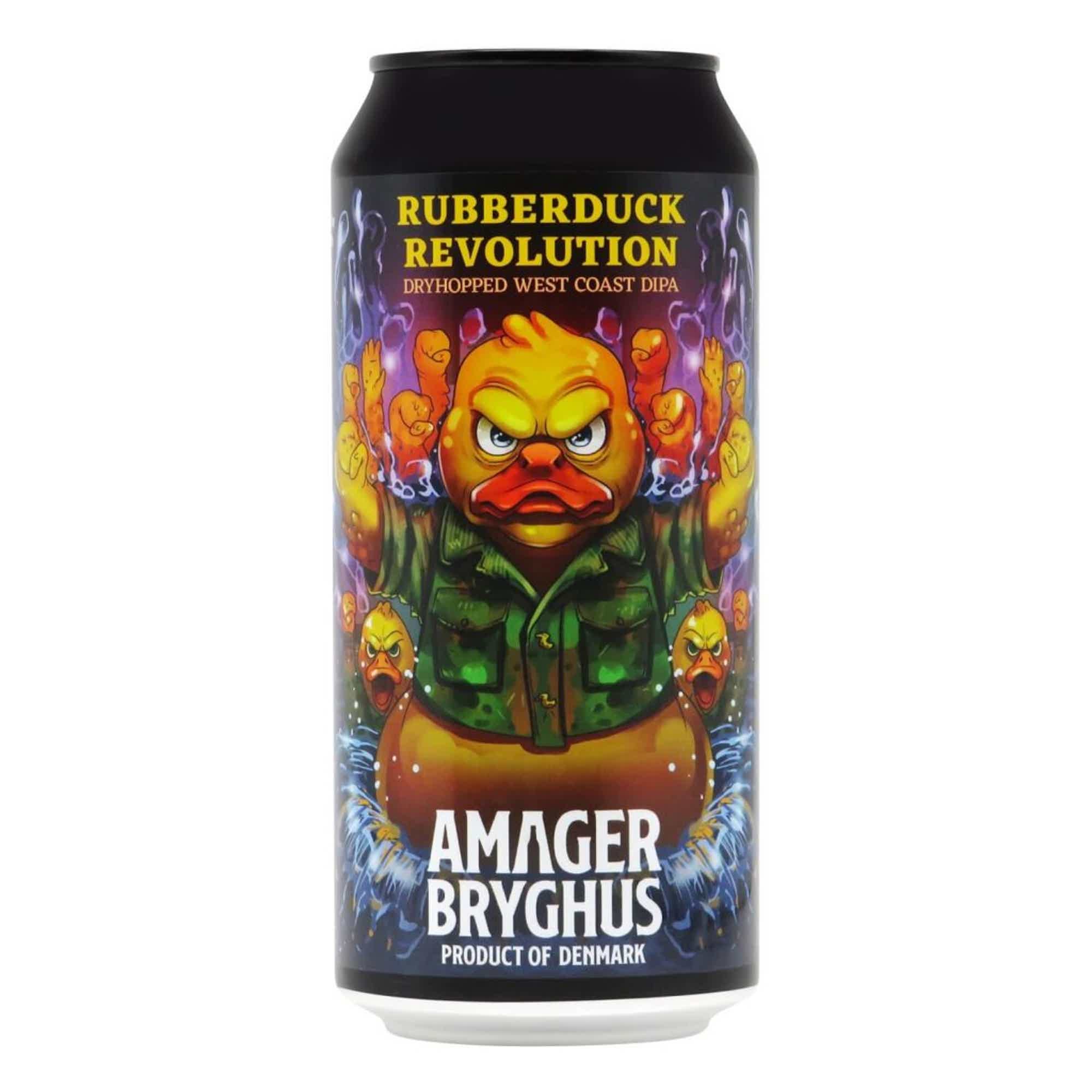 Amager Rubberduck Revolution Dryhopped West Coast DIPA 0,44l 9.0% 0.44L, Beer