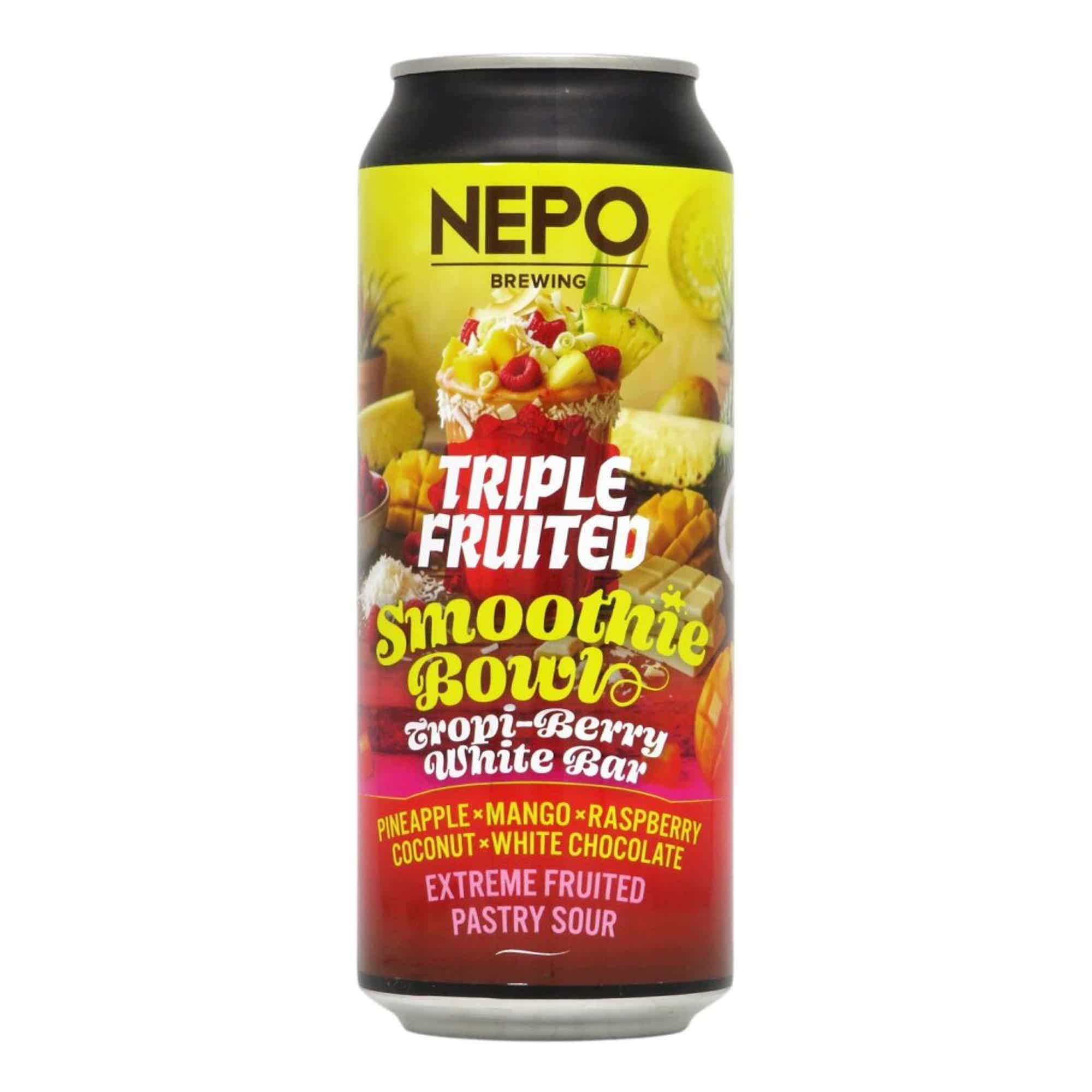 Nepomucen Smoothie Bowl: Tropi-Berry White Bar Extreme Fruited Pastry Sour 0,5l 6.2% 0.5L, Beer