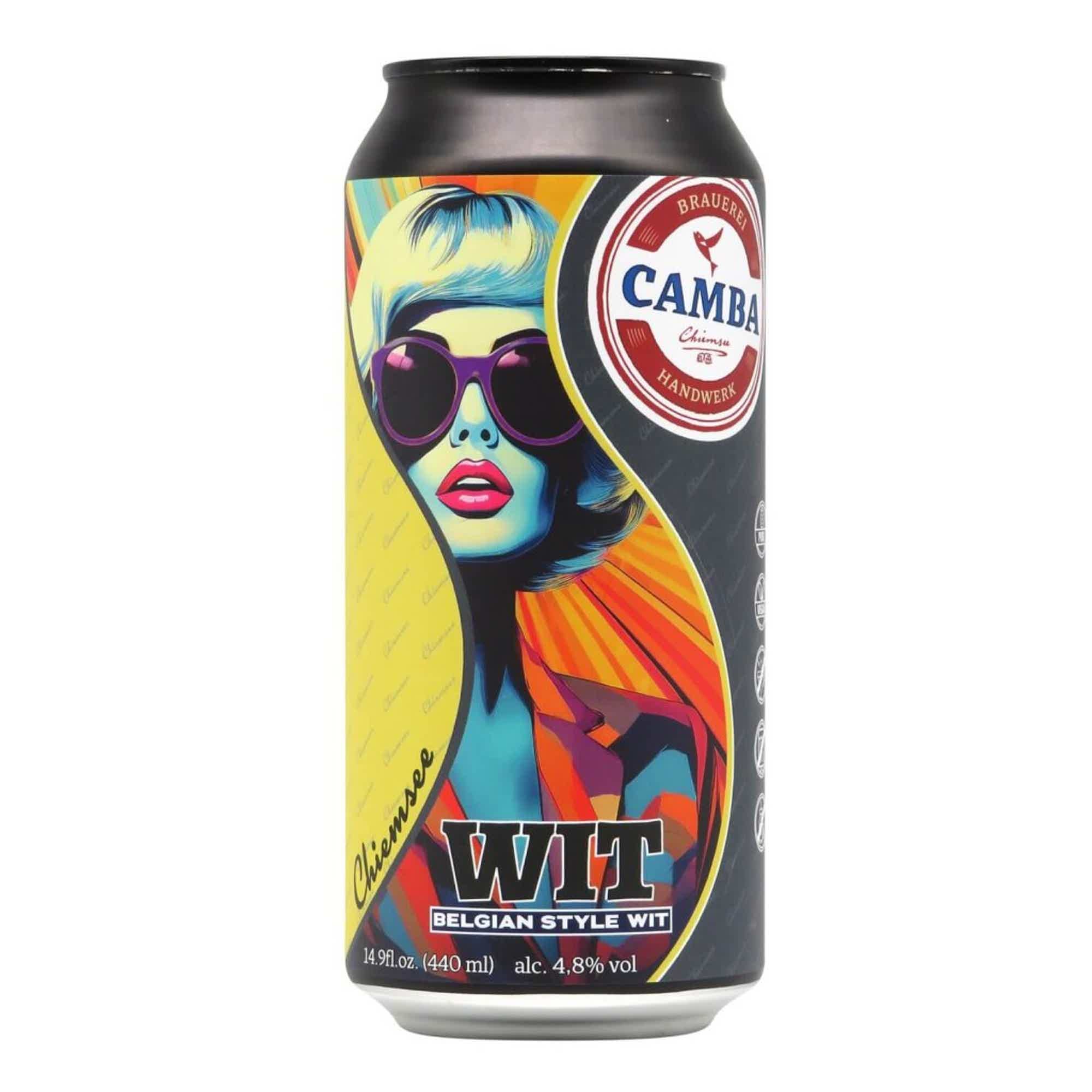 Camba Chiemsee Wit Belgian-Style Witbier 0,44l 4.8% 0.44L, Beer