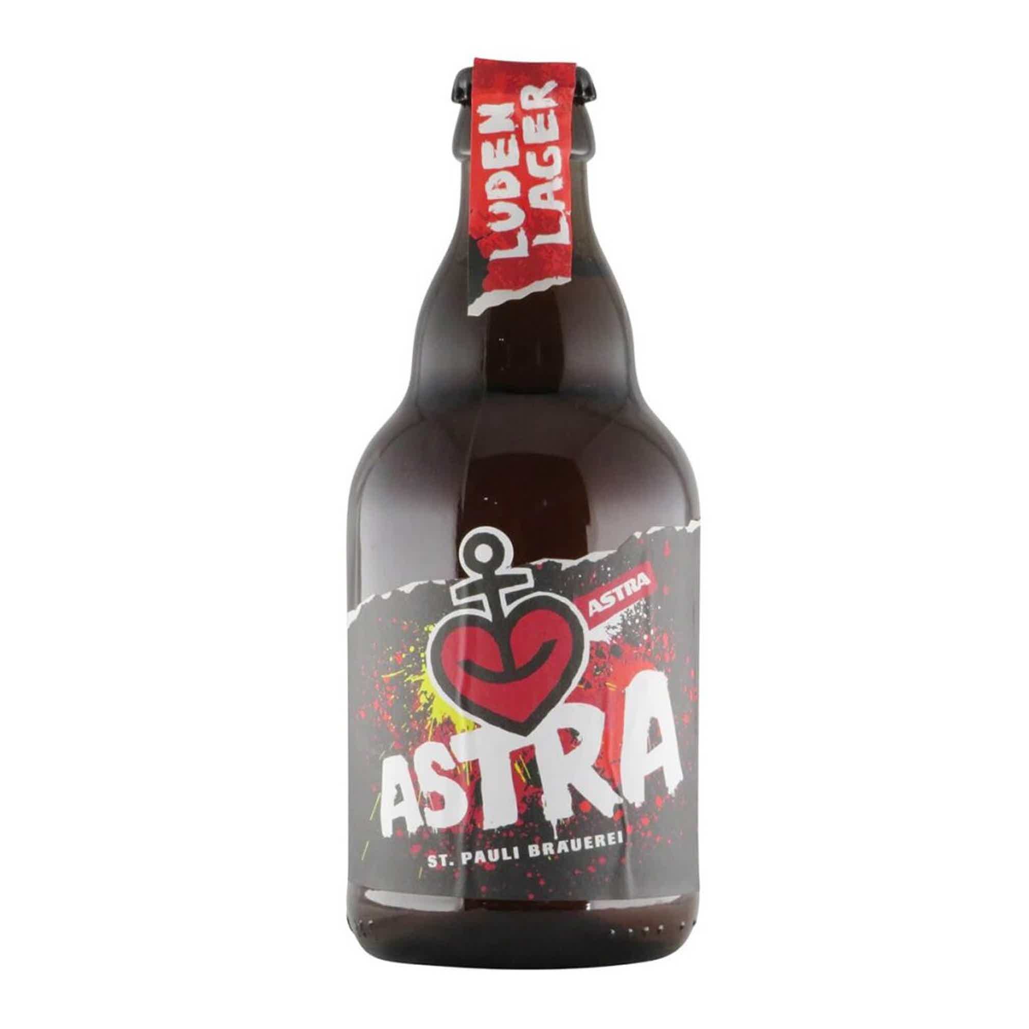 Astra St. Pauli Luden Lager 0,33l 5.0% 0.33L, Beer
