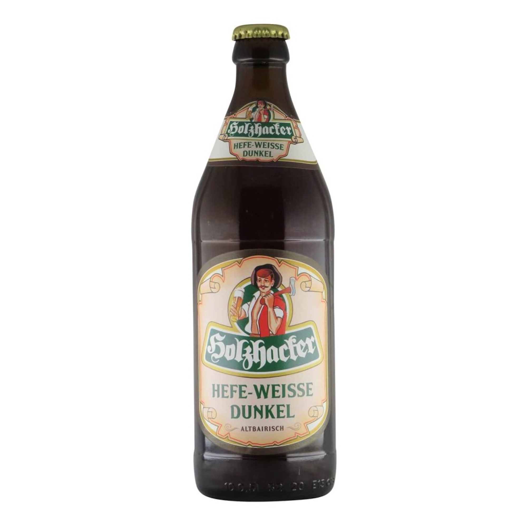 Hohenthanner Holzhacker Hefe-Weisse Dunkel 0,5l 5.5% 0.5L, Beer