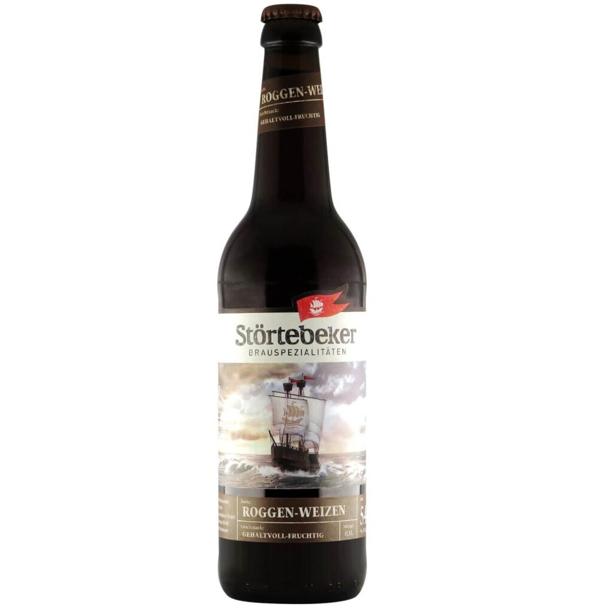 Störtebeker Roggen-Weizen 0,5l 5.4% 0.5L, Beer