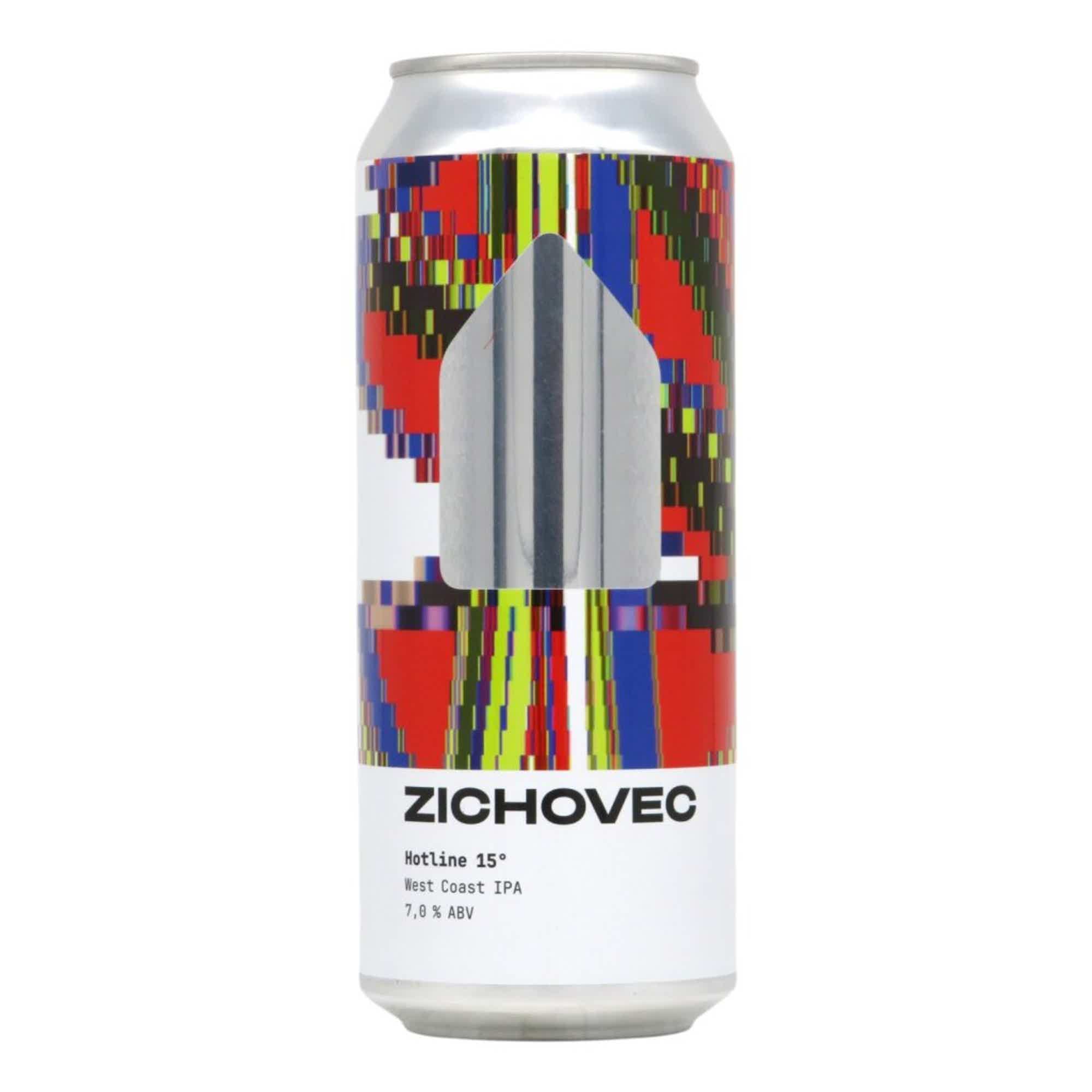 Zichovec Hotline 15 West Coast IPA 0,5l 7.0% 0.5L, Beer