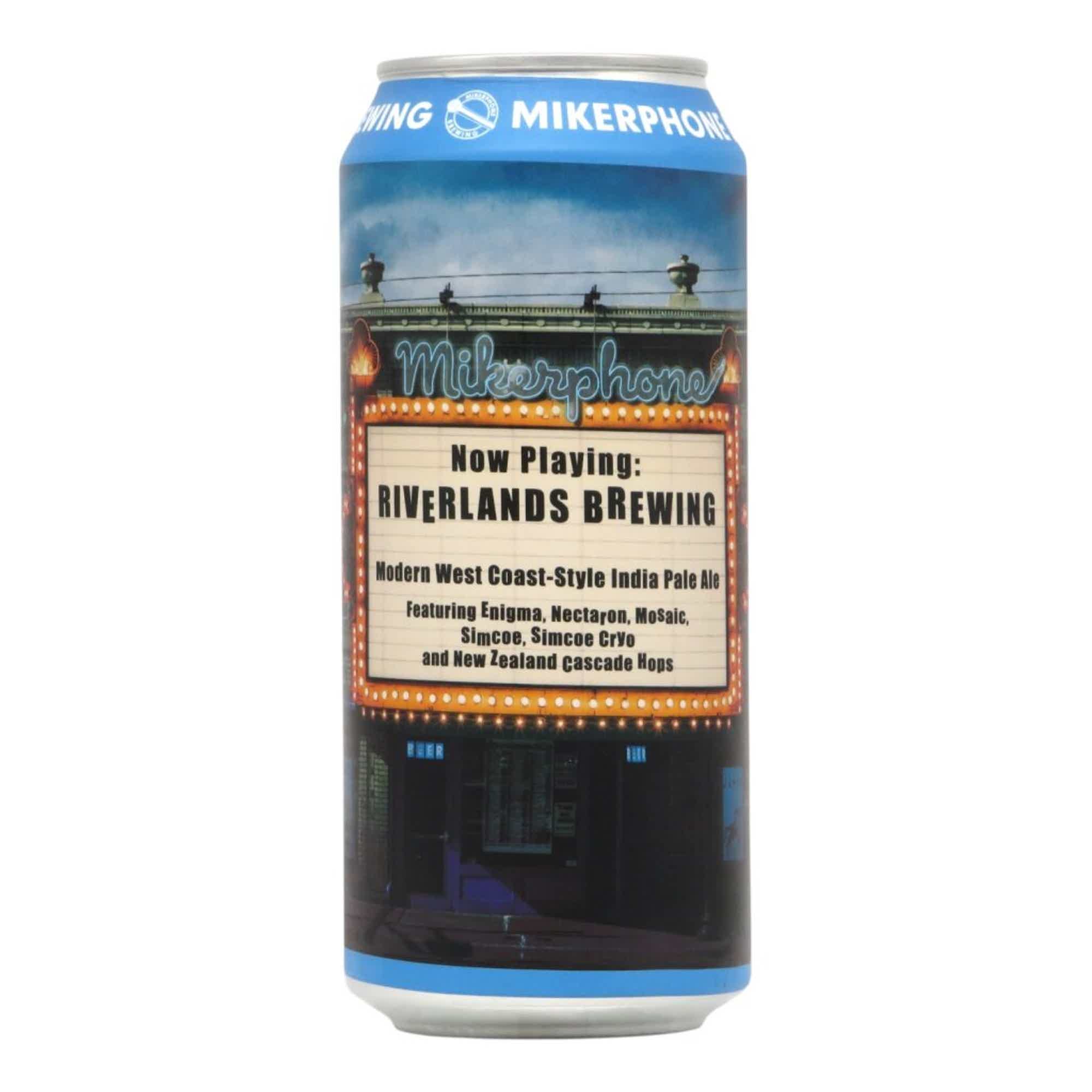 Mikerphone/Riverland Now Playing: Riverlands Brewing West Coast IPA 0,473l 7.1% 0.473L, Beer