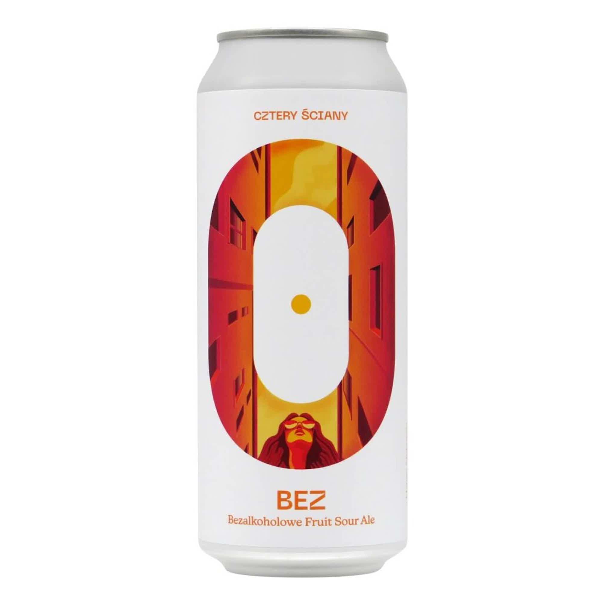 Four Walls BEZ Non-Alcoholic Fruit Sour Ale 0,5l 0.5% 0.5L, Beer