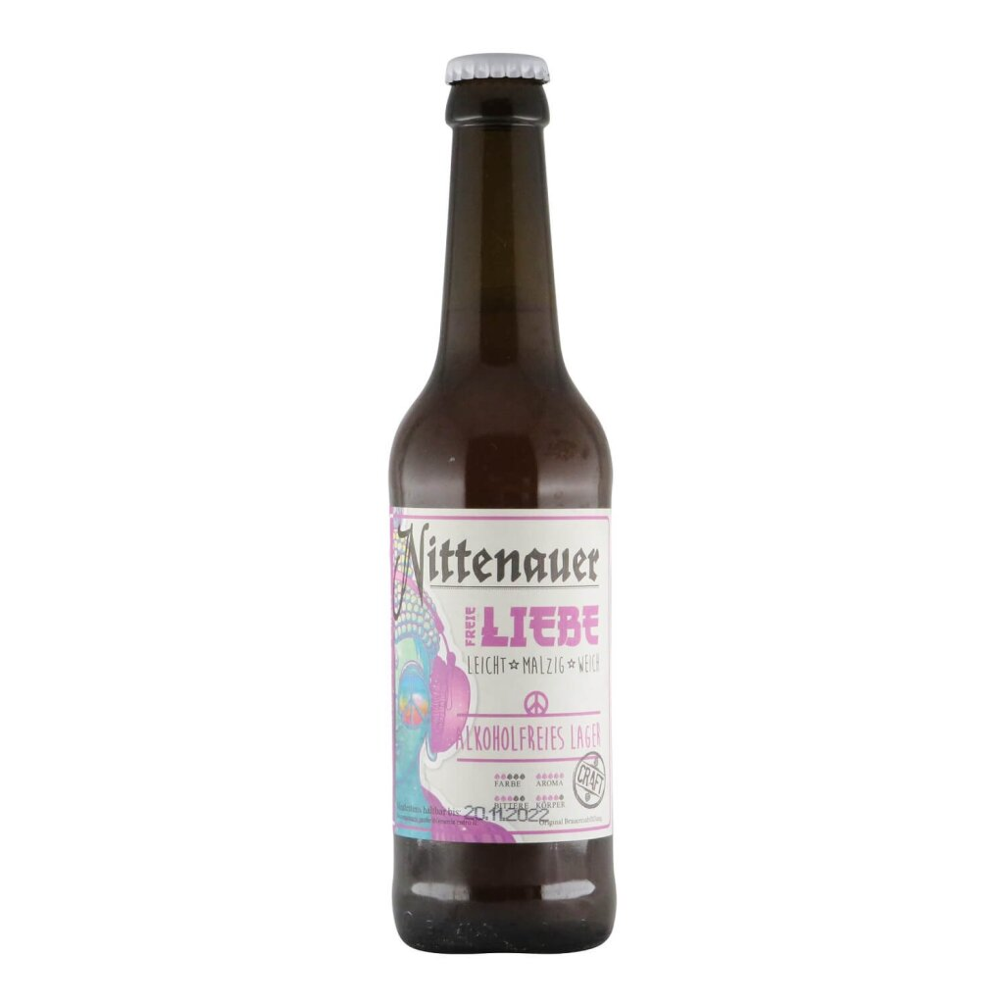 Nittenauer Freie Liebe Alkoholfreies Lager 0,33l 0.5% 0.33L, Beer