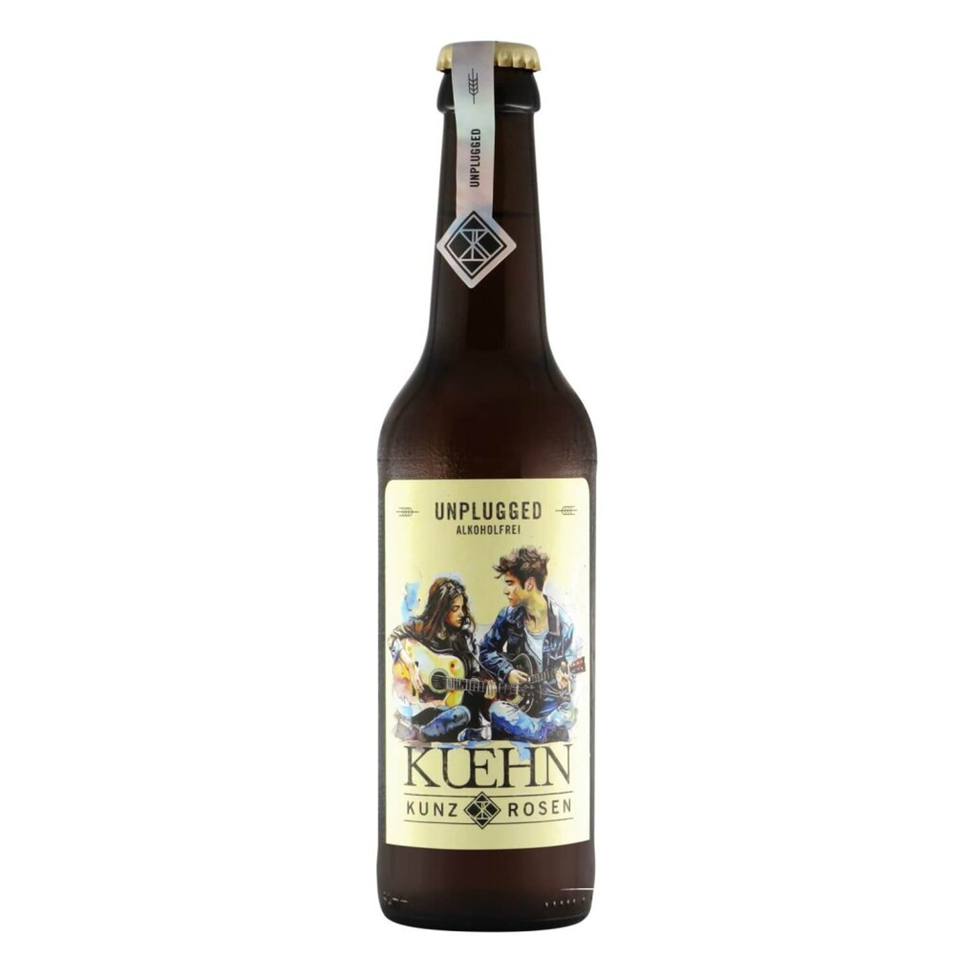 Kuehn Kunz Rosen Unplugged Alkoholfreies Pale Ale 0,33l 0.5% 0.33L, Beer