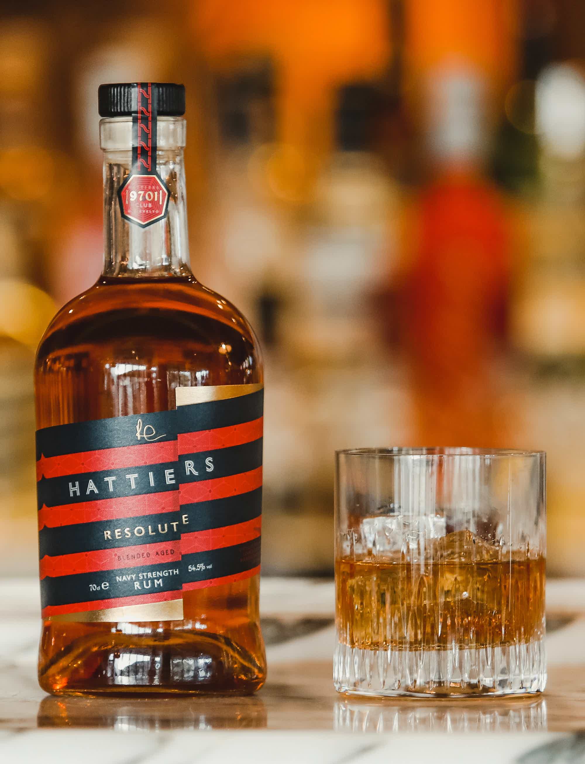 Hattiers - Resolute Navy Strength Rum 54.5% 0.7L, Spirits