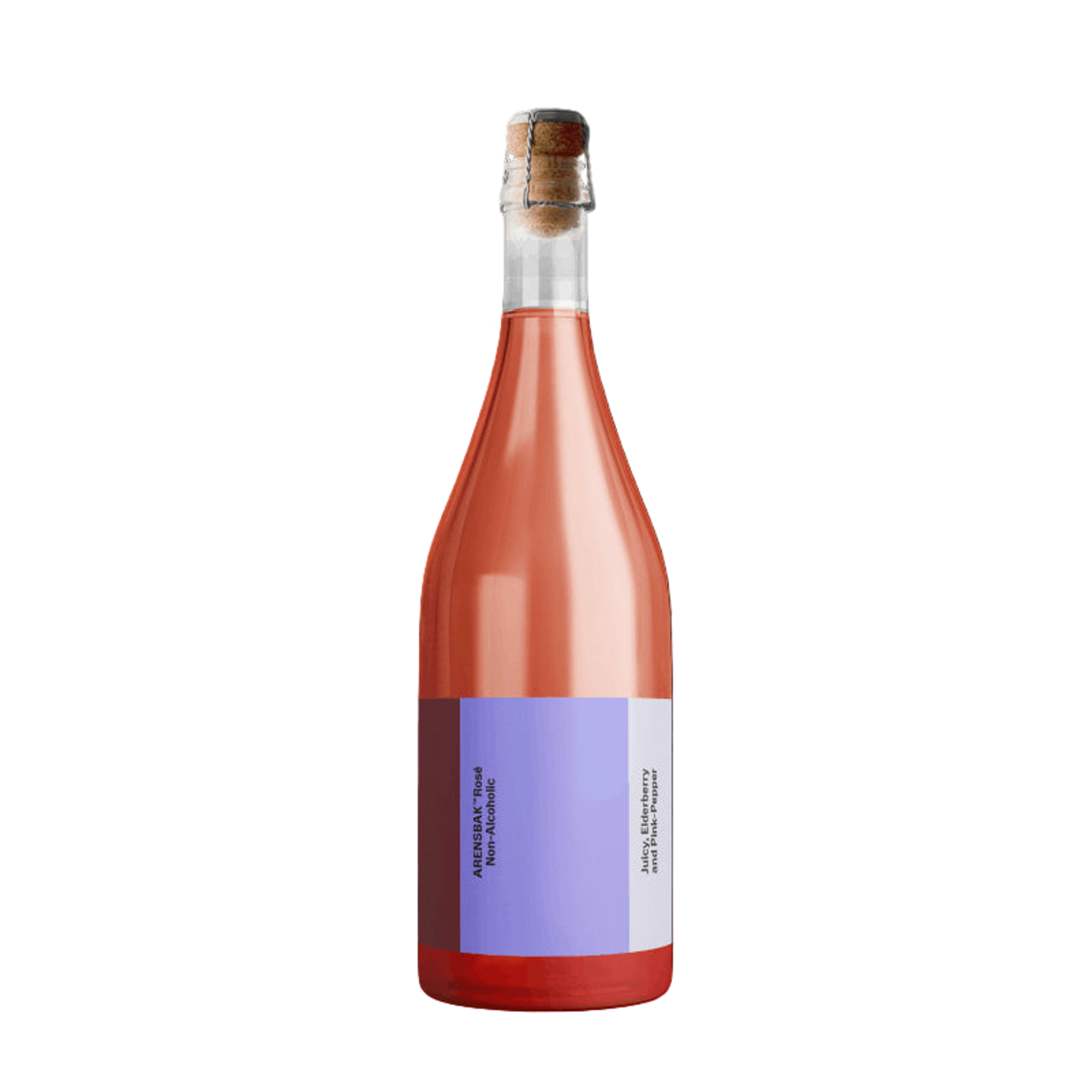 Arensbak Sparkling Rosé 0.5% 0.75L, Non alcohol