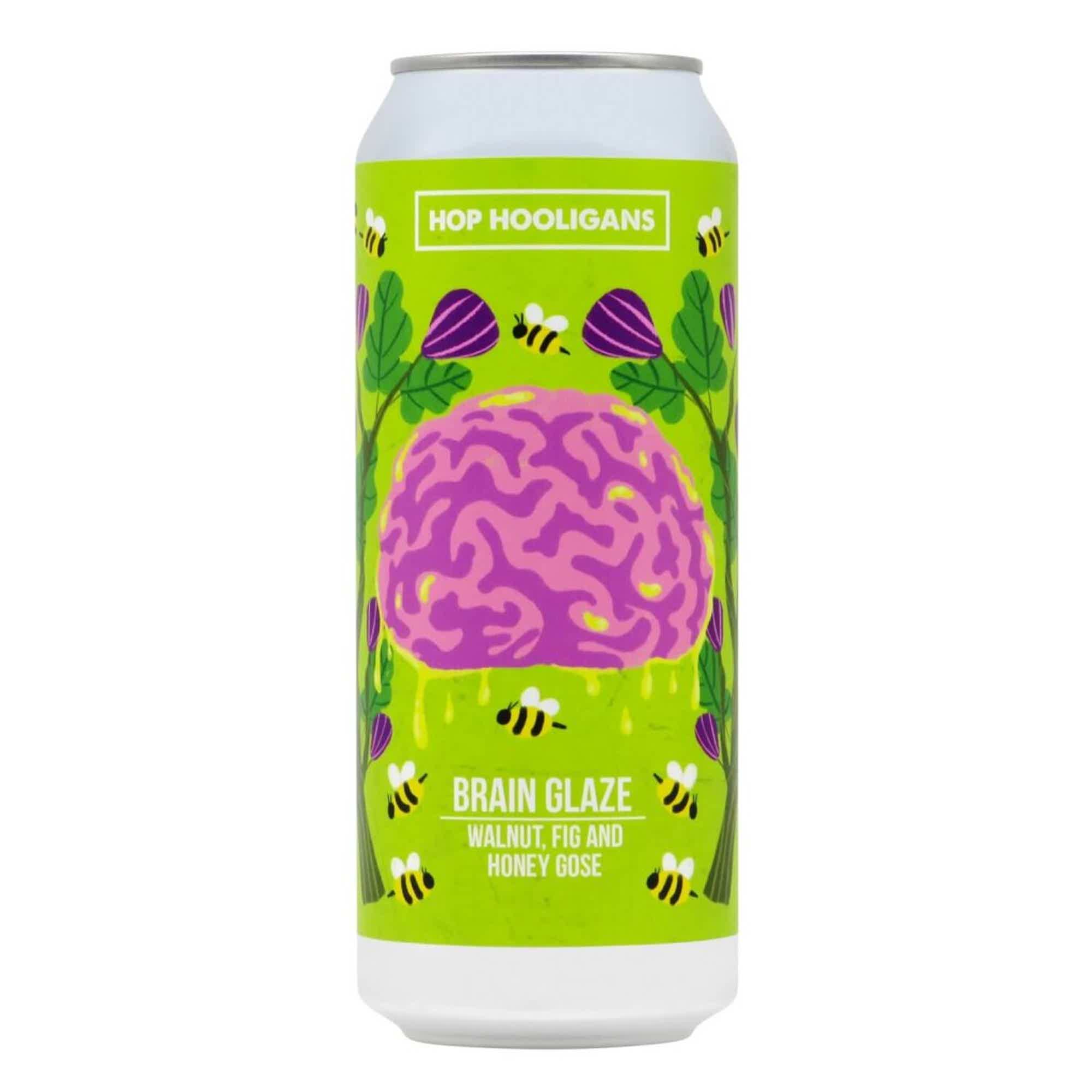 Hop Hooligans Brain Glaze Walnut Fig Honey Gose 0,5l 5.0% 0.5L, Beer