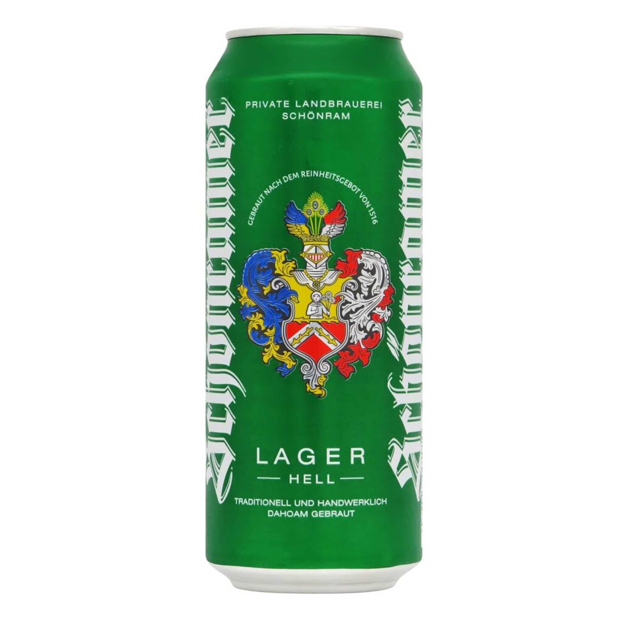 Schönramer Lager Hell 0,5l 5.0% 0.5L, Beer