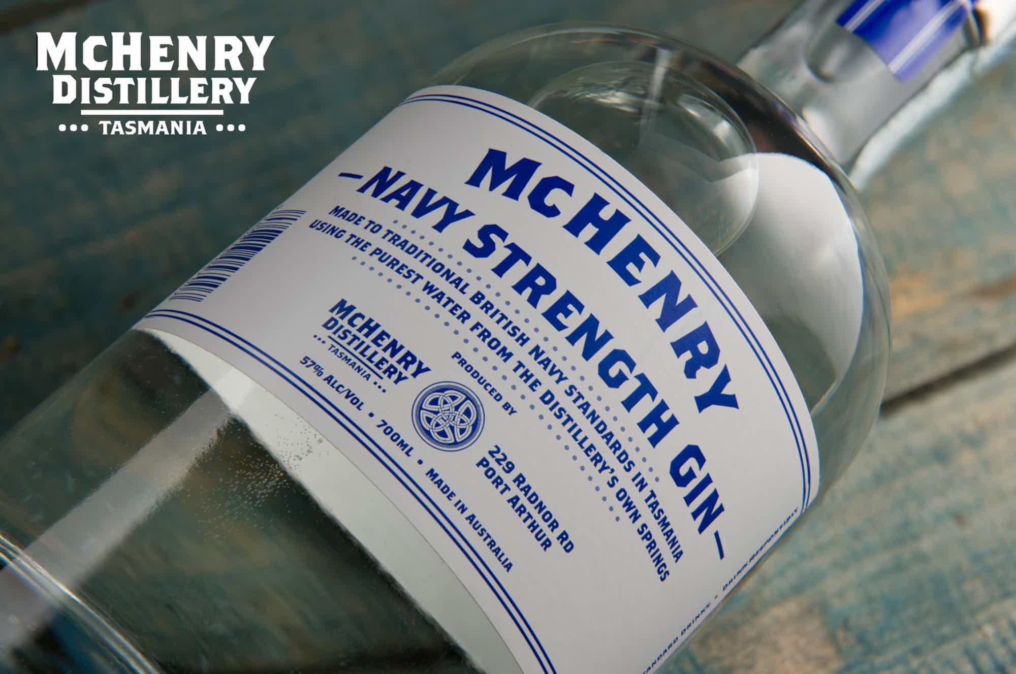 McHenry Distillery - Navy Strength Gin 57.0% 0.7L, Spirits