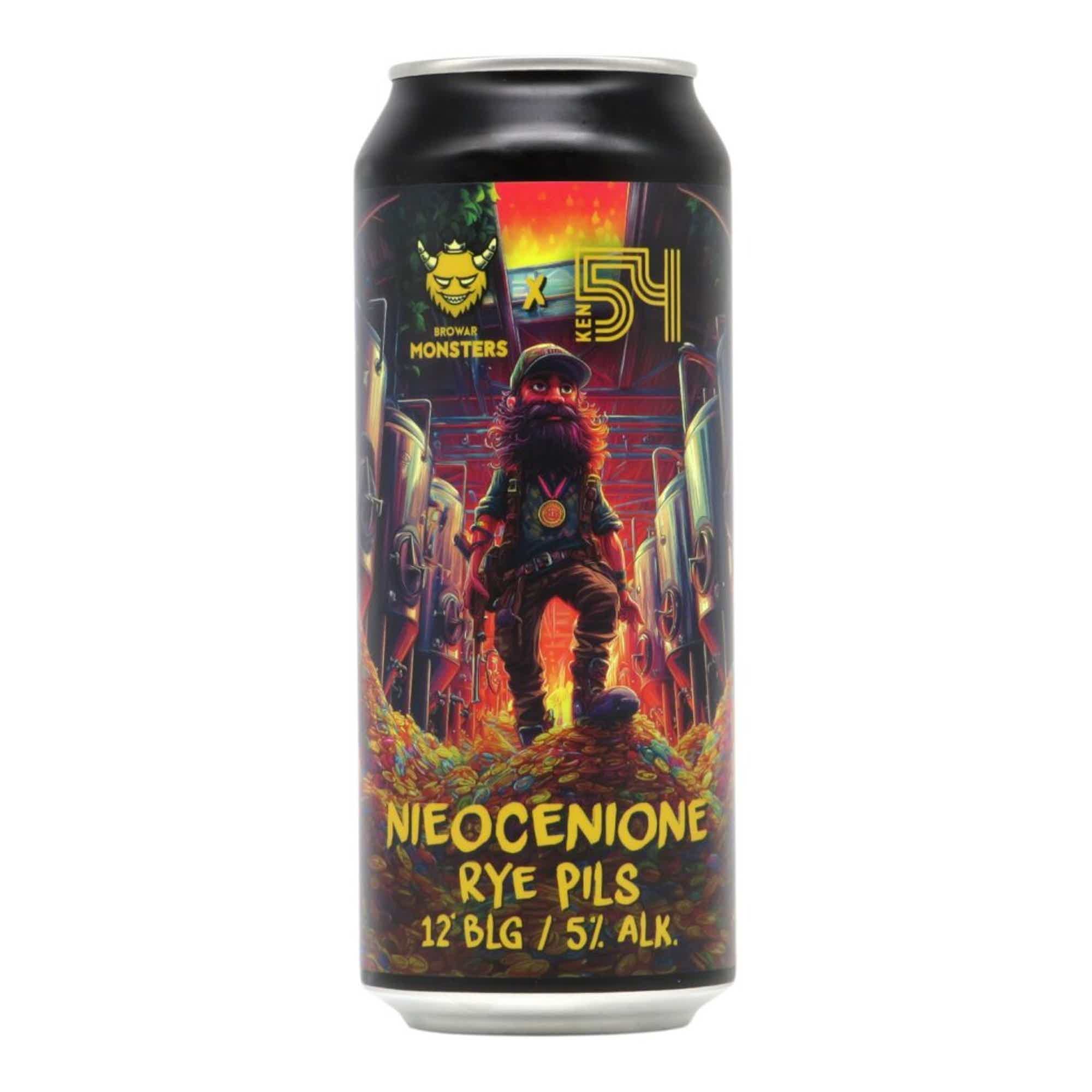 Browar Monsters Nieocenione Rye Pils 0,5l 5.0% 0.5L, Beer