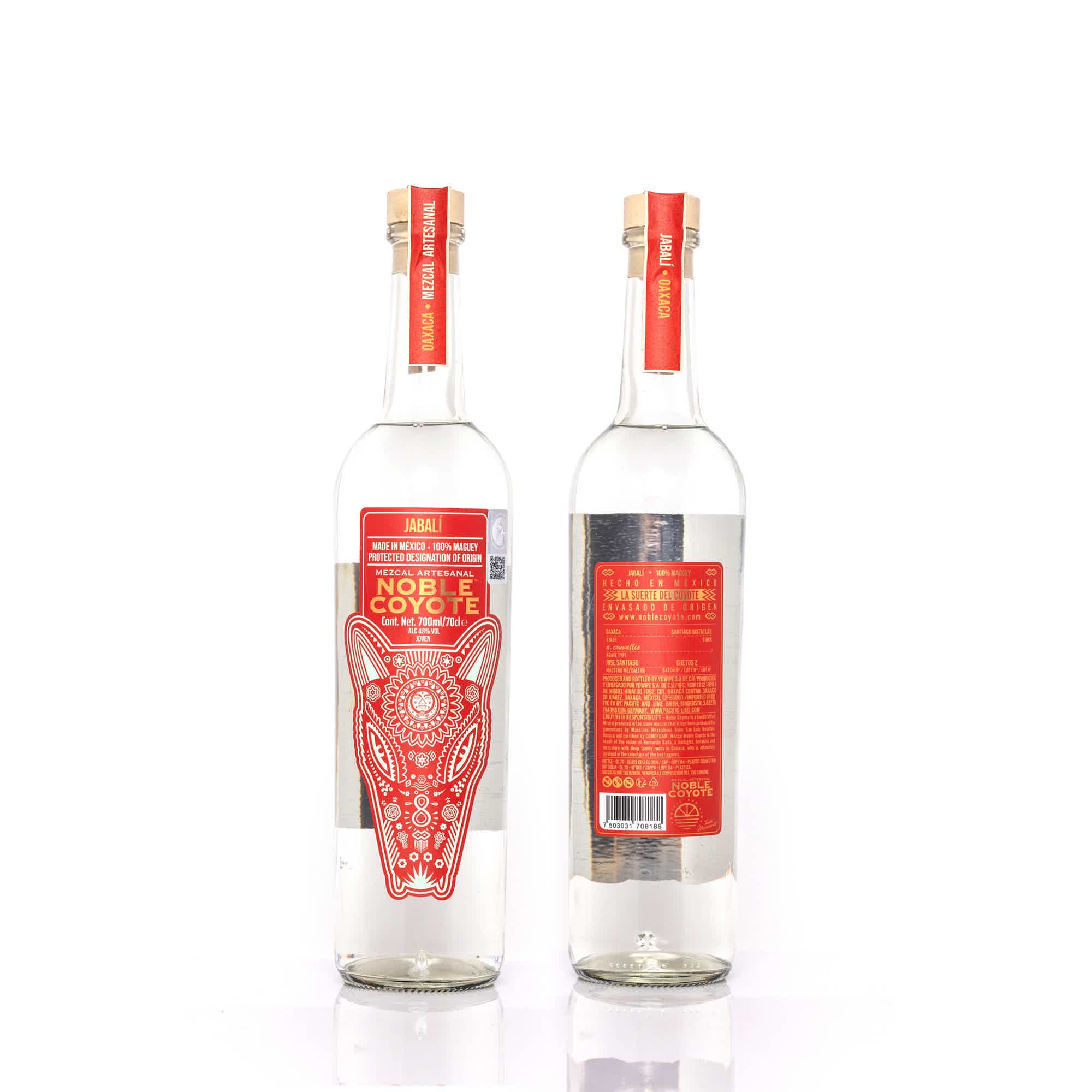 Mezcal Noble Coyote - Jabalí | 70cl 48% vol 48.0% 0.7L, Spirits