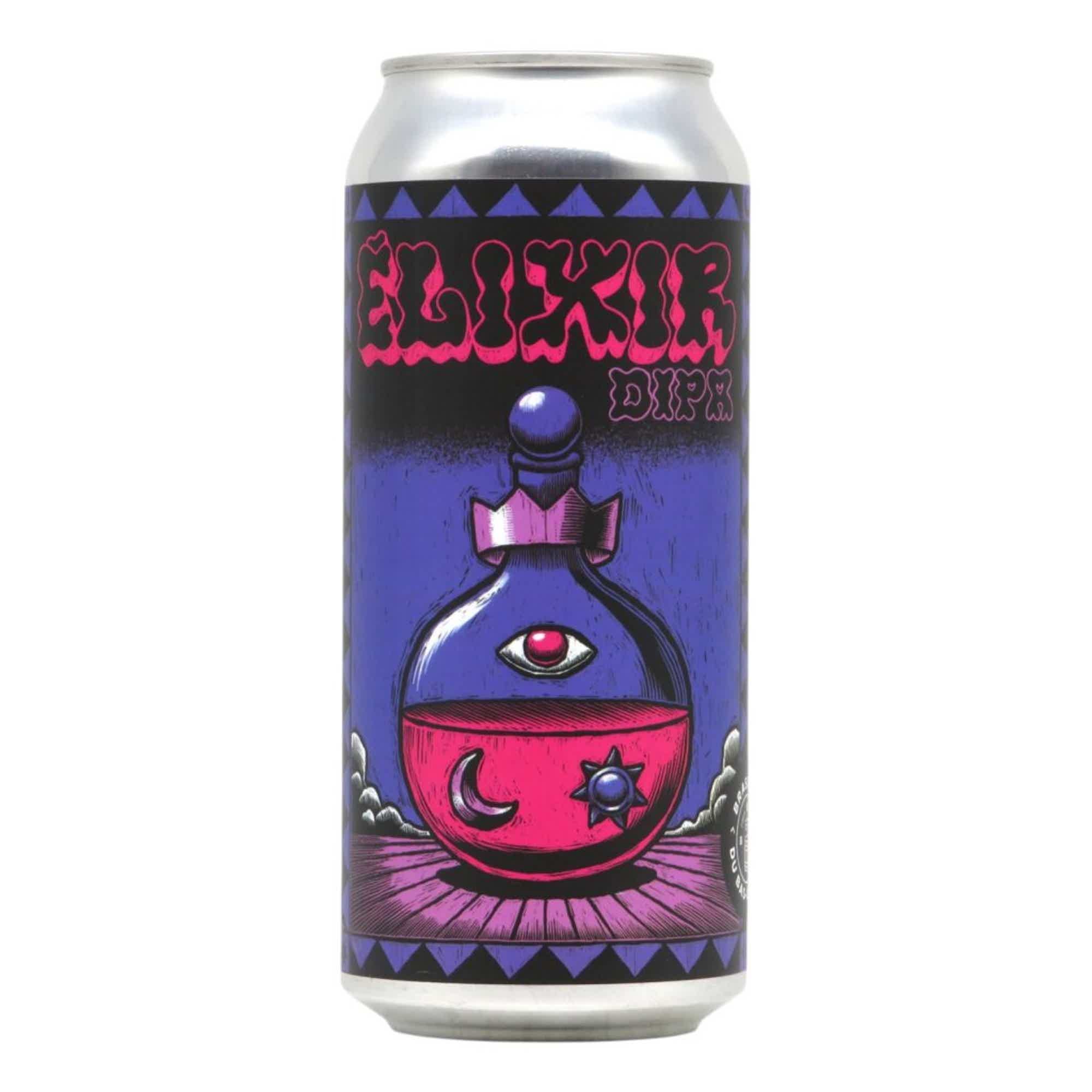 Brasserie du Bas-Canada/Le Ketch Élixir-DIPA Double NEIPA 0,473l 8.2% 0.473L, Beer