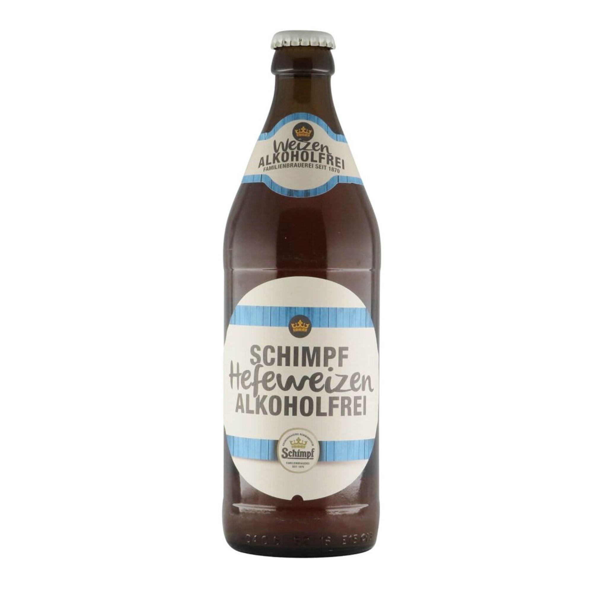 Schimpf Hefeweizen Alkoholfrei 0,5l 0.5% 0.5L, Beer