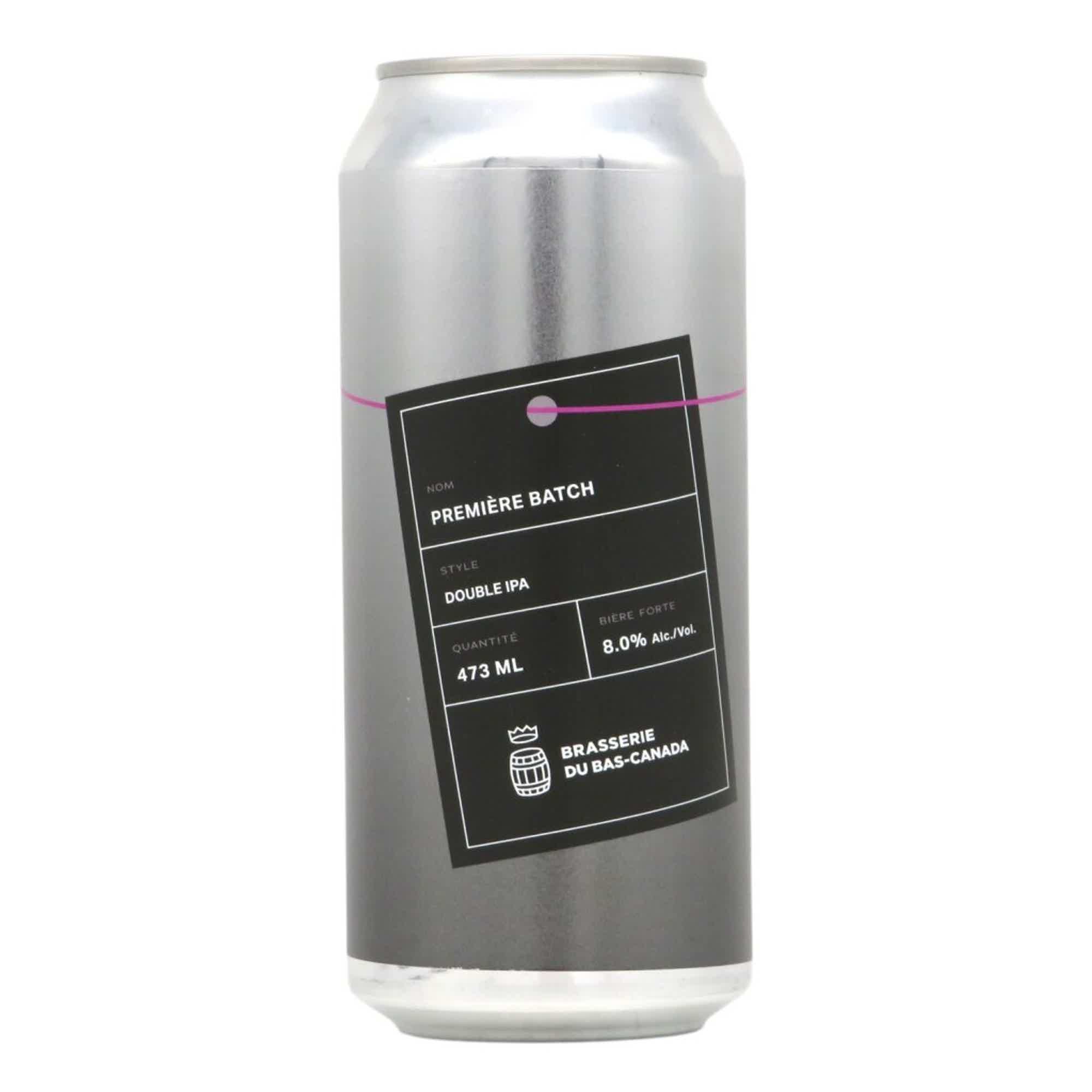Brasserie du Bas-Canada Première Batch Double NEIPA 0,473l 8.0% 0.473L, Beer