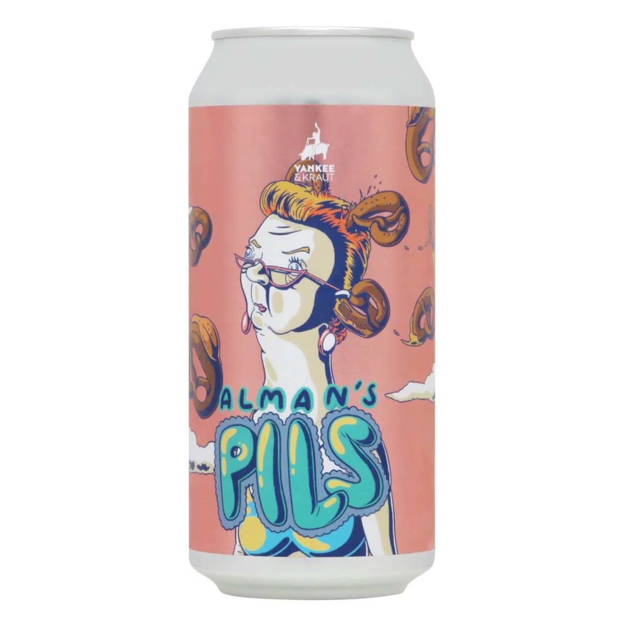 Yankee & Kraut Alman's Pils 0,44l 4.9% 0.44L, Beer