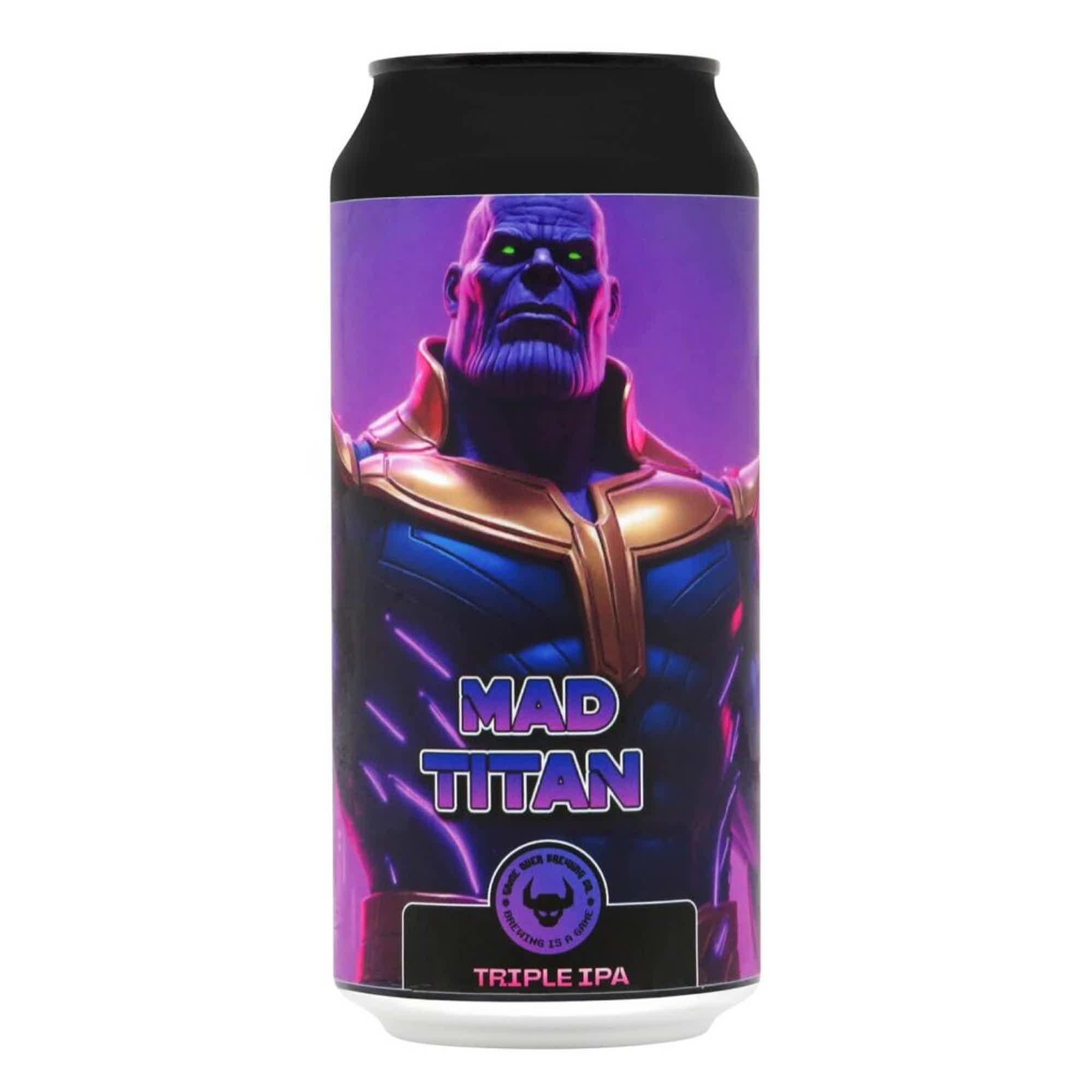 Game Over Mad Titan Triple IPA 0,44l 9.0% 0.44L, Beer
