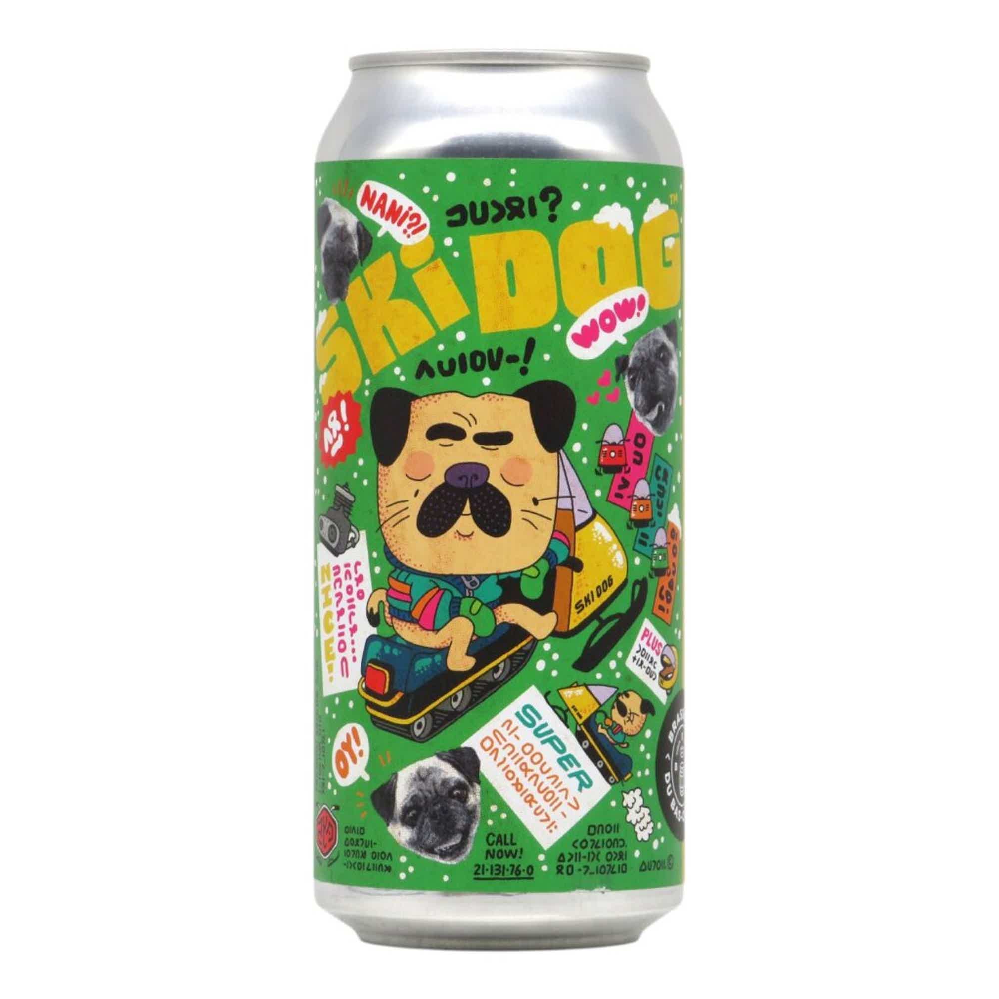 Brasserie du Bas-Canada Ski Dog Double NEIPA 0,473l 8.2% 0.473L, Beer