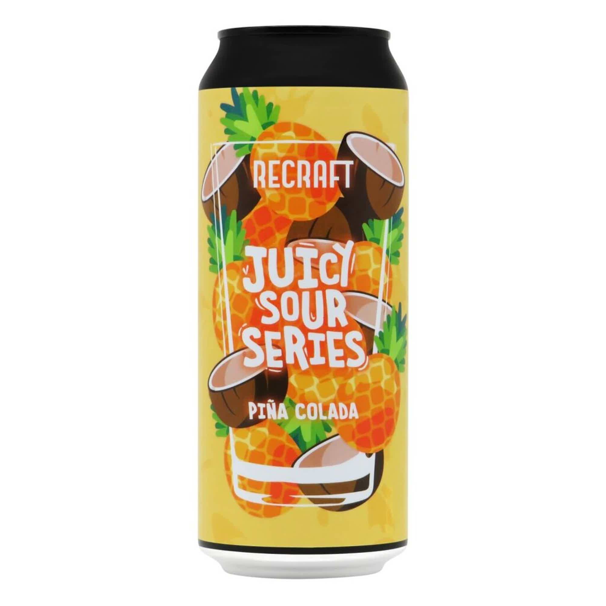 ReCraft Juicy Sour Series: Piña Colada Fruit Sour Ale 0,5l 4.5% 0.5L, Beer