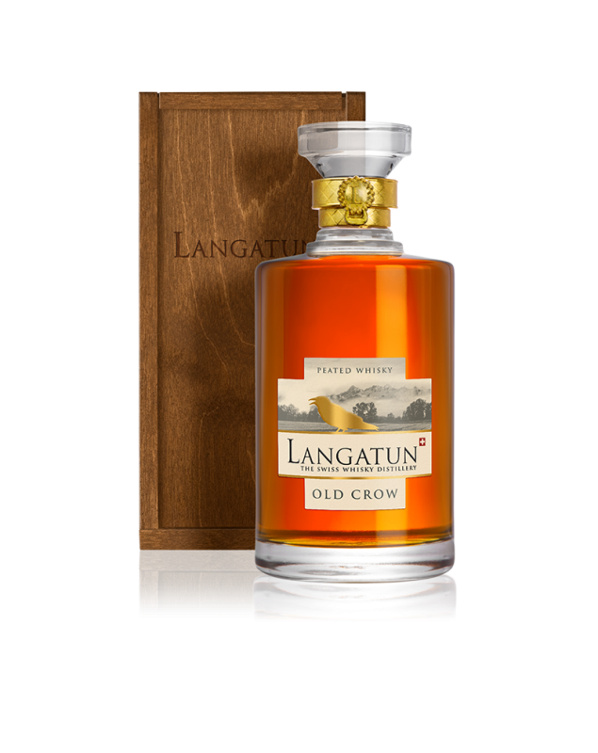 Old Crow Peated Single Malt Whisky 46.0% 0.5L, Spirits