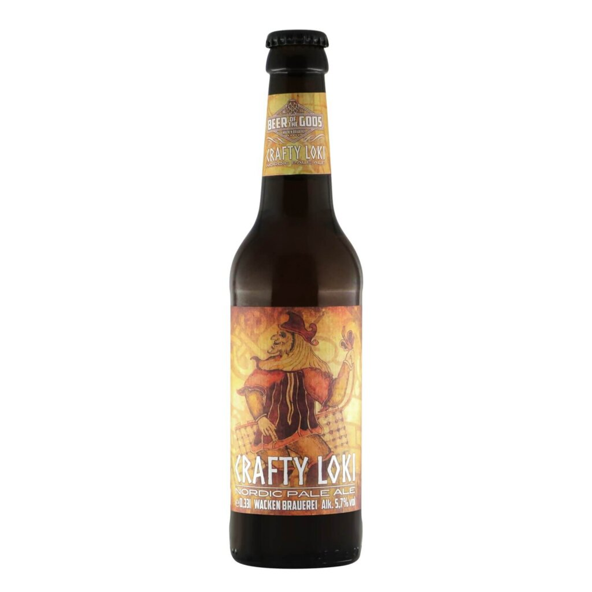 Wacken Crafty Loki Nordic Pale Ale 0,33l 5.7% 0.33L, Beer