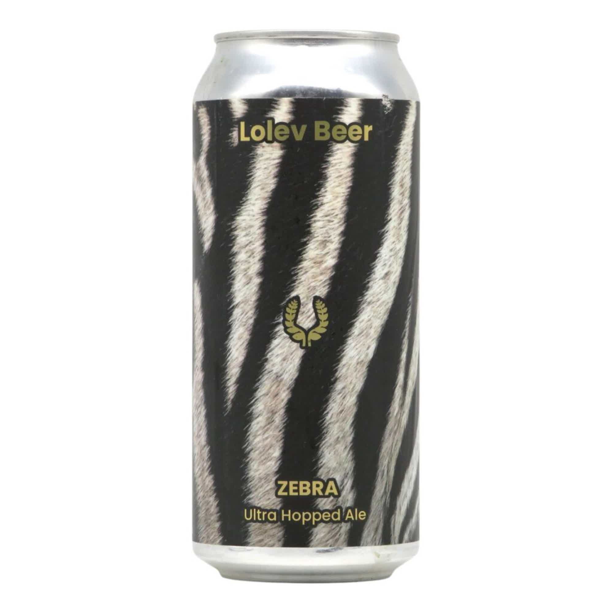 Lolev Zebra Double New England IPA 0,473l 8.2% 0.473L, Beer