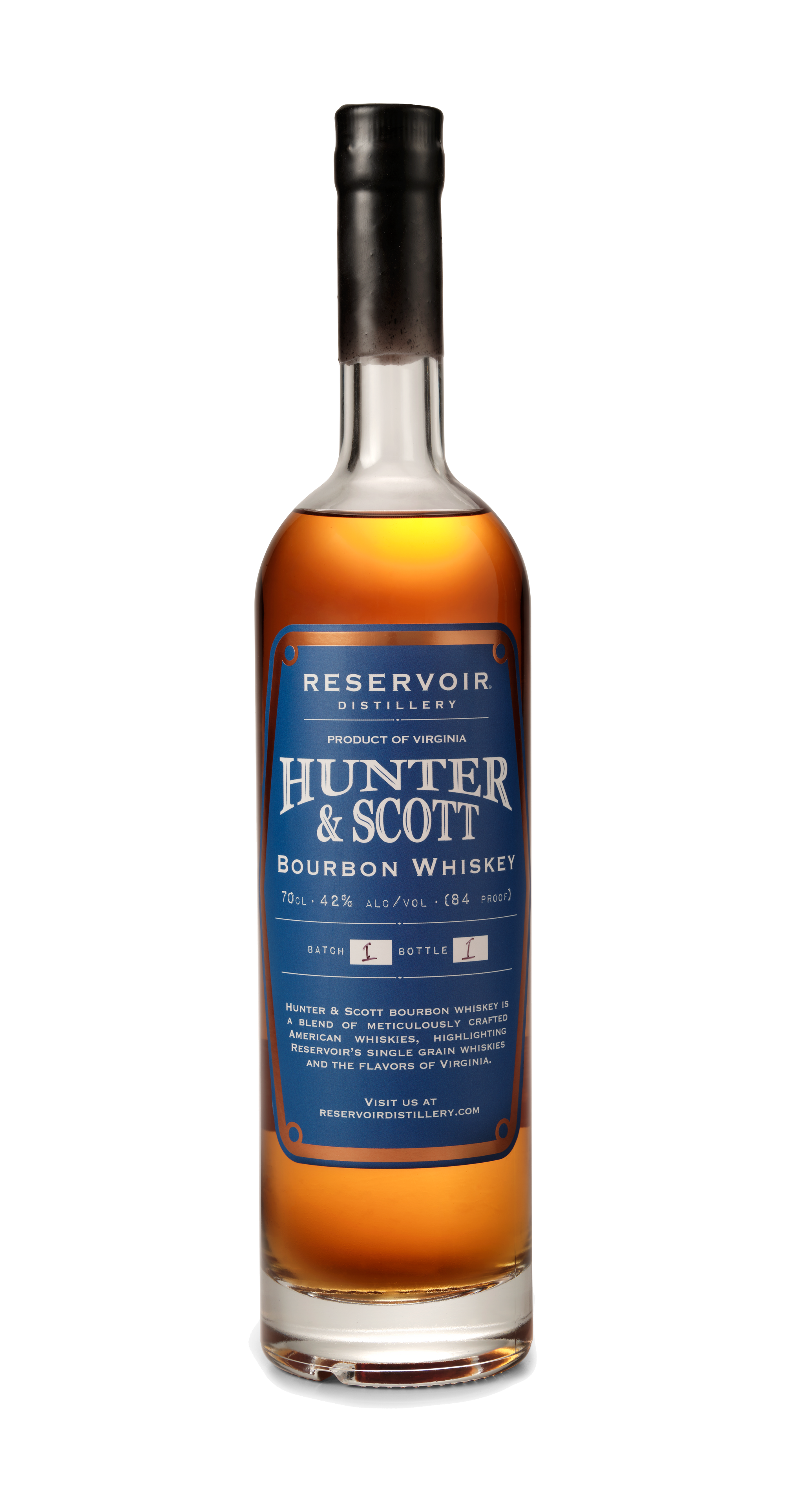 Hunter & Scott - Bourbon 42.0% 0.7L, Spirits