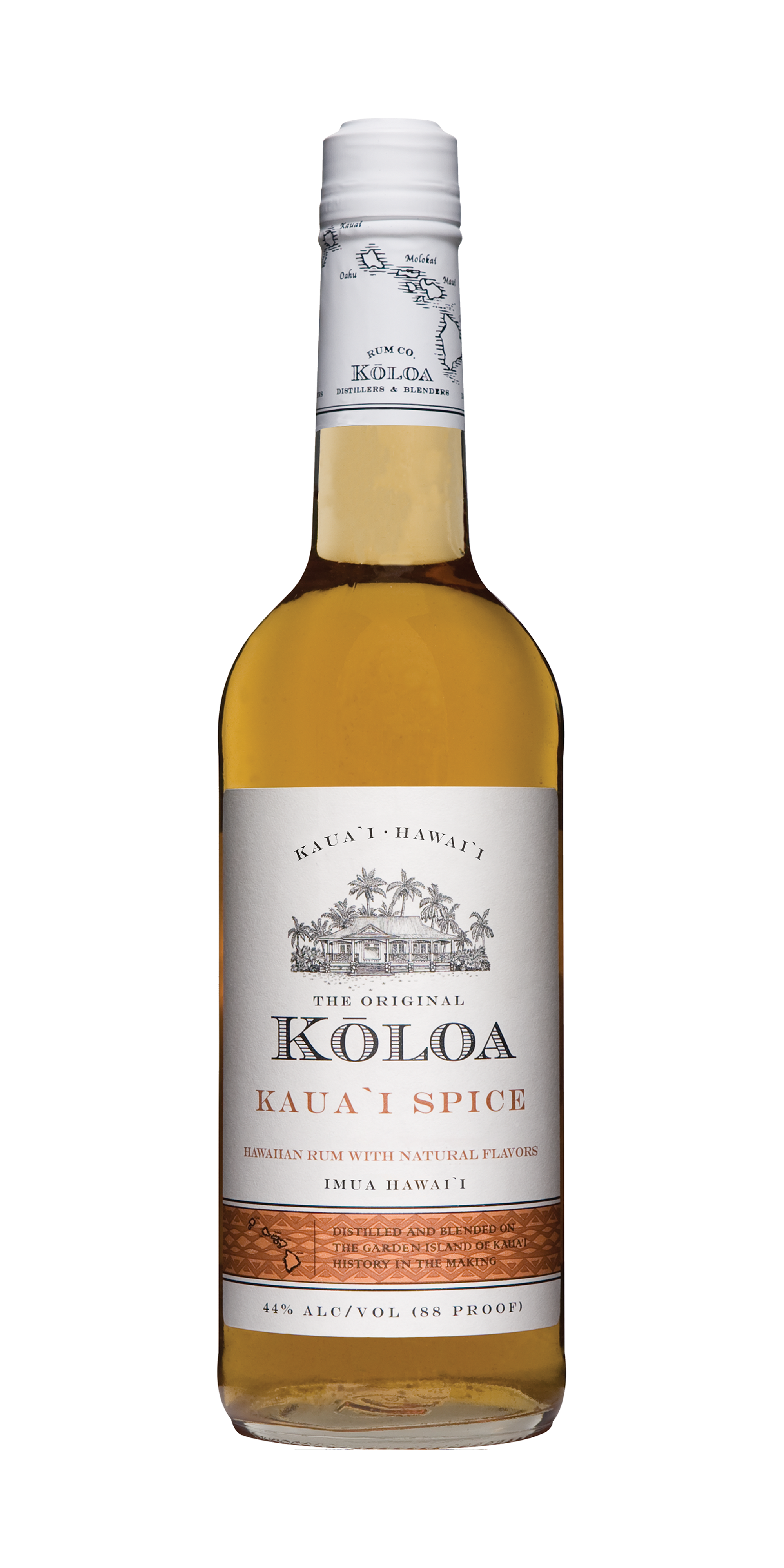 Koloa - Kaua'i Spiced 44.0% 0.7L, Spirits