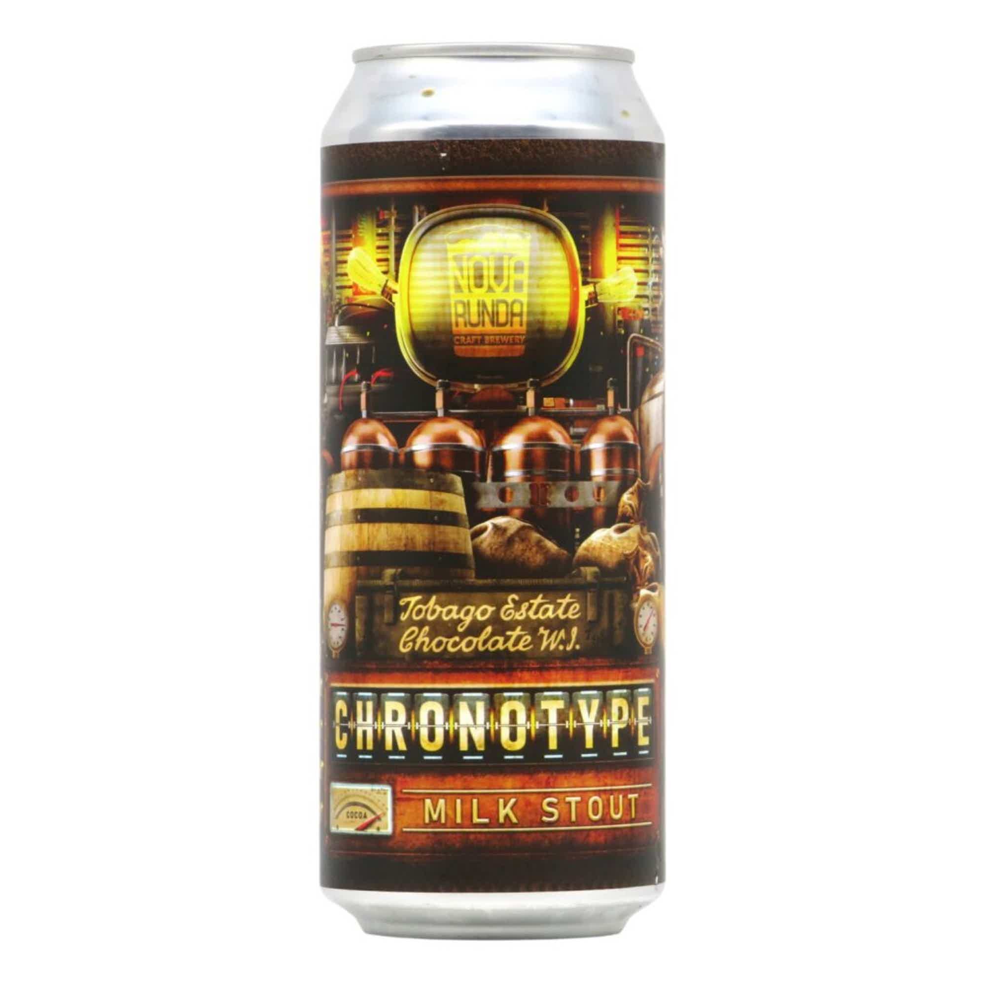Nova Runda Chronotype Milk Stout 0,5l 7.5% 0.5L, Beer